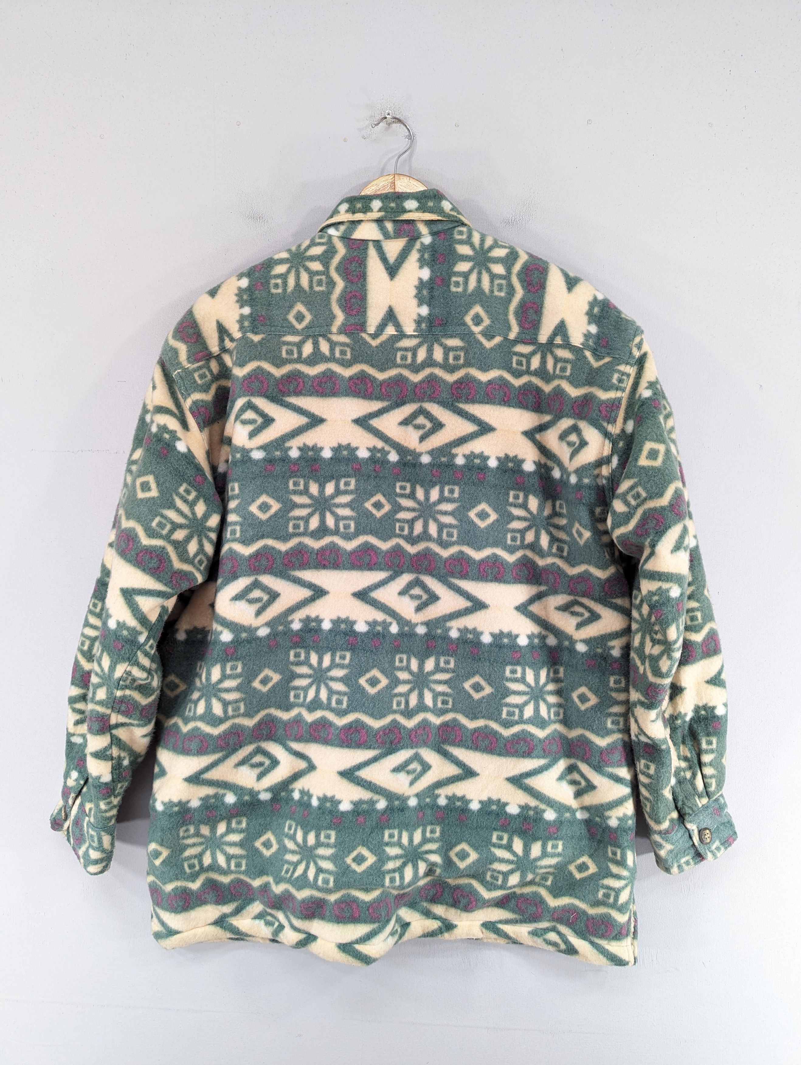 Japanese Brand Cles Des Ducs Boa Fleece Inner Button Ups Jacket Size US M / EU 48-50 / 2 - 12 Thumbnail