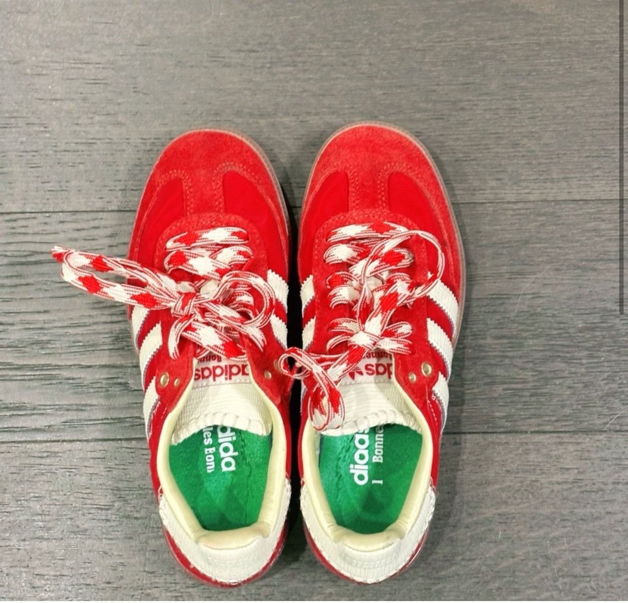 Adidas VINTAGE adidas red and white sneakers Size US 5.5 / IT 35.5 - 2 Thumbnail