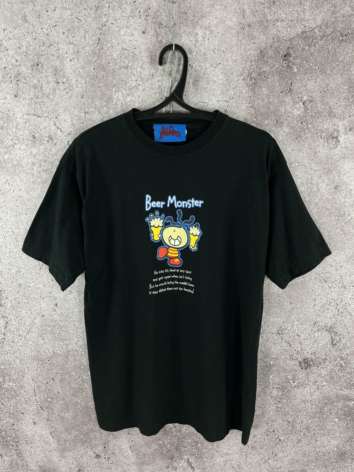 Japanese Brand Bubblegum Vintage Crazy Tee Big Logo “Beer Monster” Size M Size US M / EU 48-50 / 2 - 1 Thumbnail