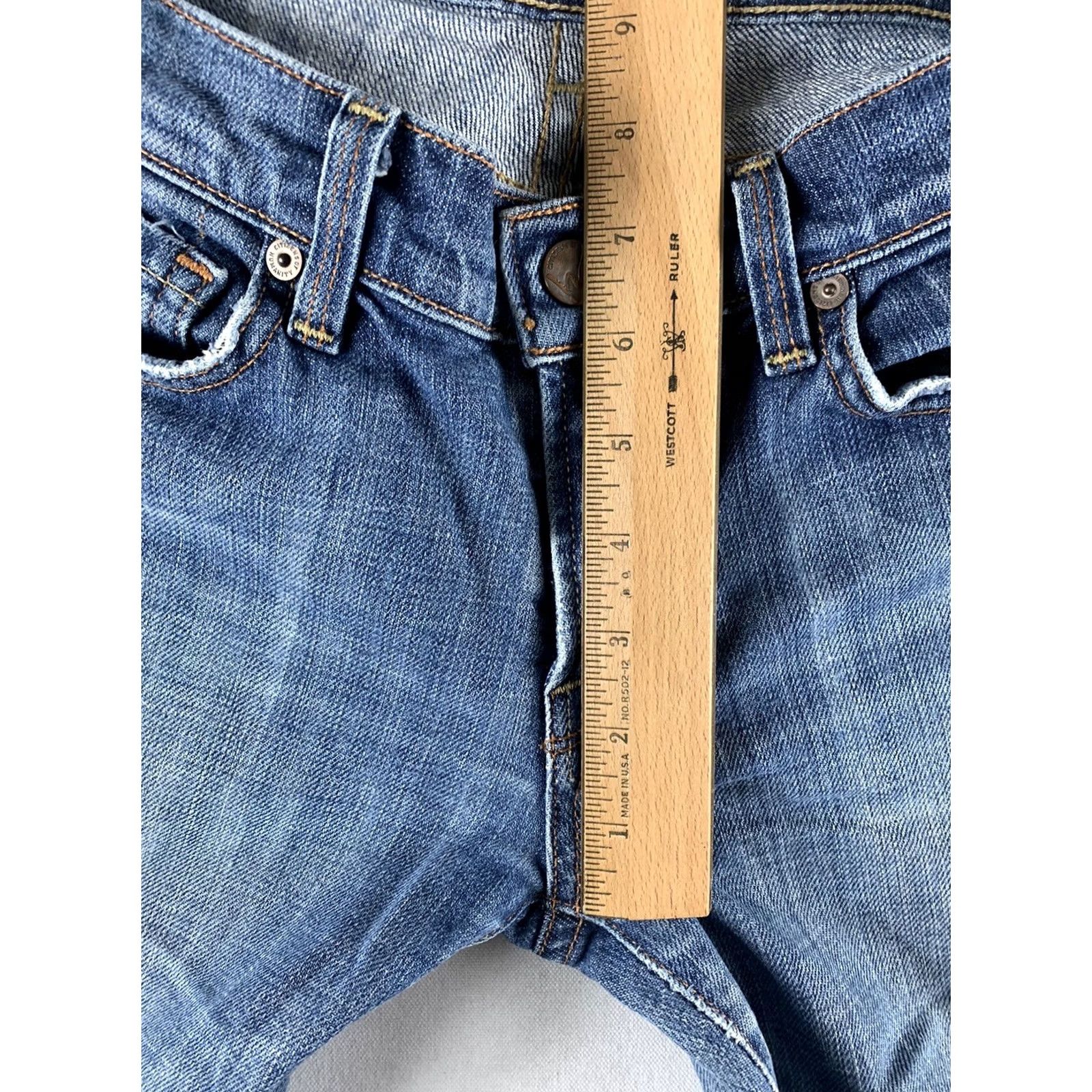 Citizens Of Humanity Citizens of Humanity Jeans Womens 27 Blue Stretch Low Waist Cropped 30X23 Size 27" / US 4 / IT 40 - 4 Thumbnail