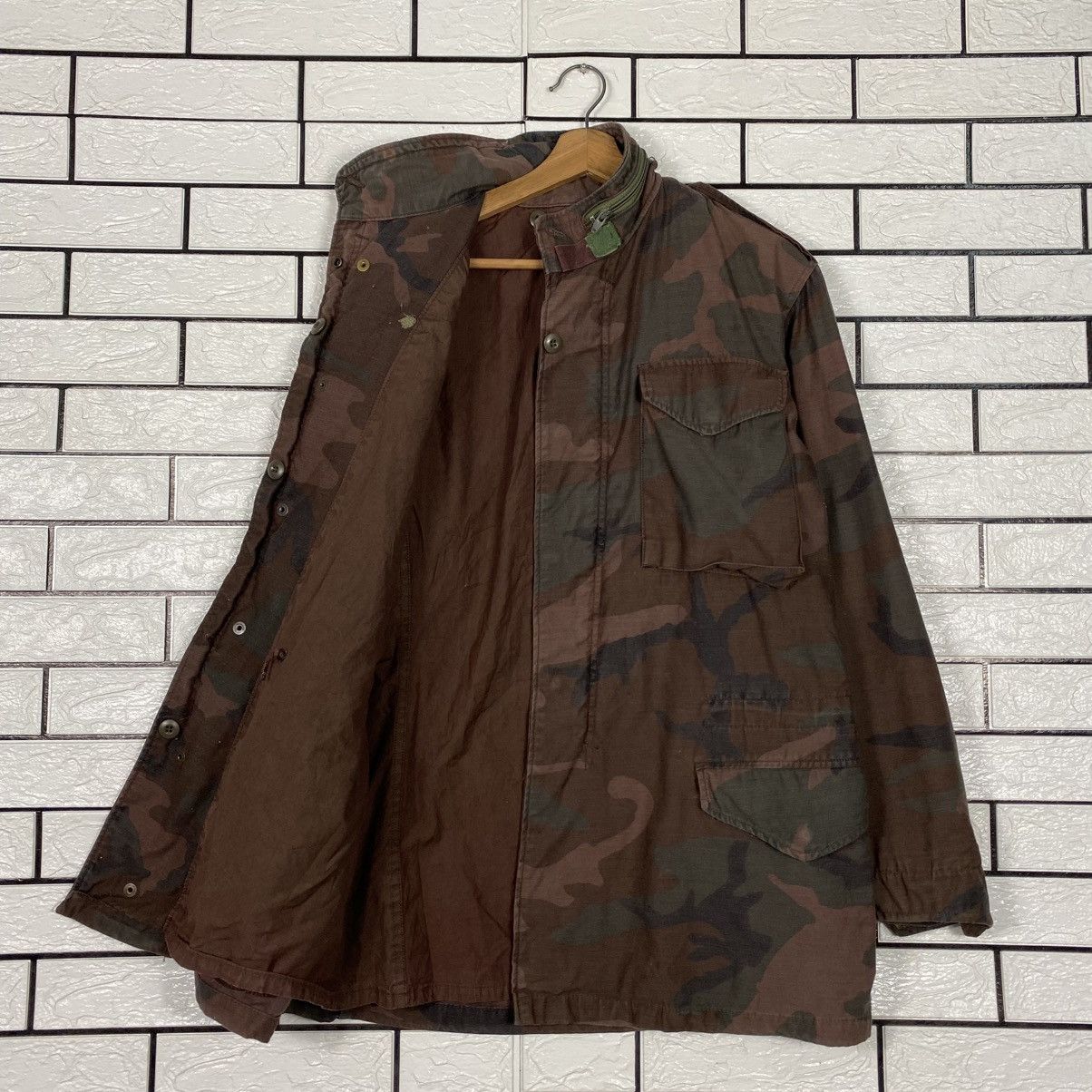 Vintage Vintage M51 Chore Military Jacket Camoflouge Multi Pocket Size US S / EU 44-46 / 1 - 12 Thumbnail