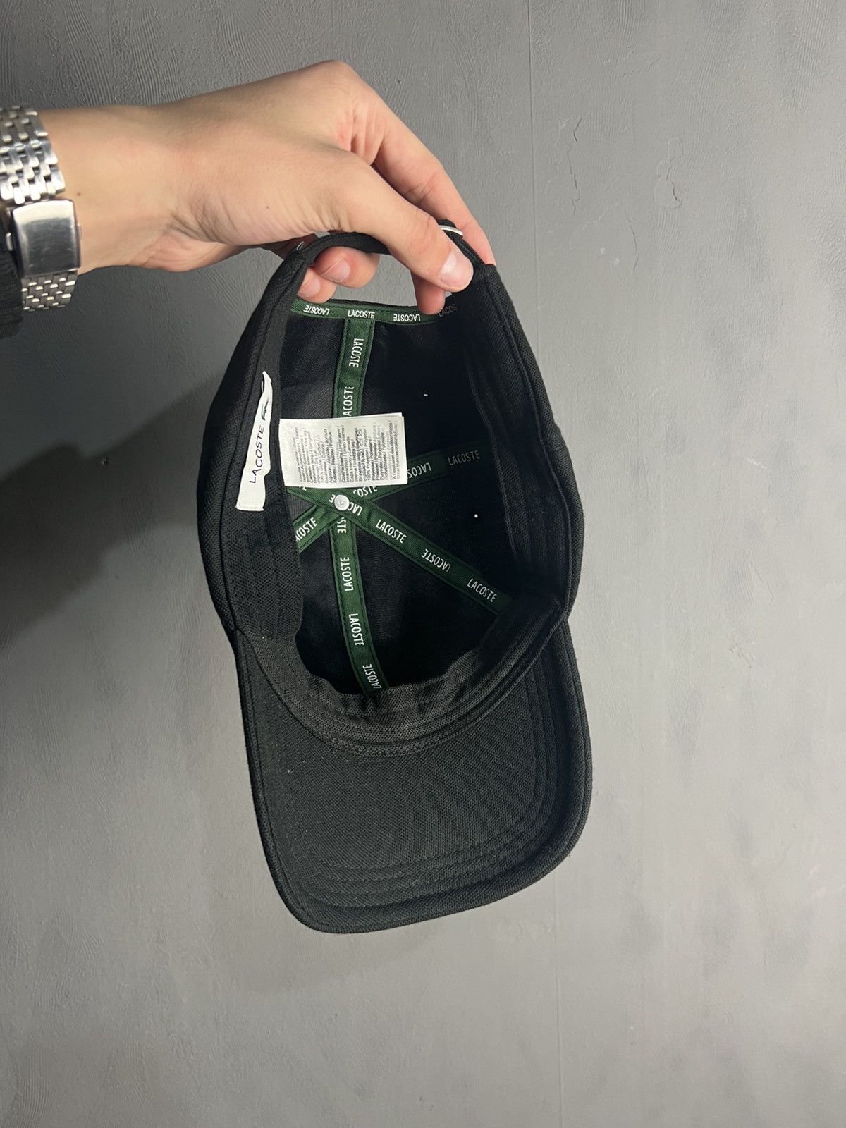 Lacoste Lacoste Vintage Baseball Cap Size ONE SIZE - 6 Thumbnail