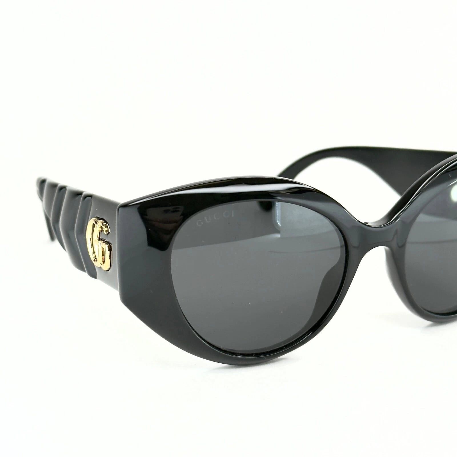 Gucci GUCCI GG0809S MATELASSE 0809 Black Quilted Chunky 001 Size ONE SIZE - 4 Thumbnail
