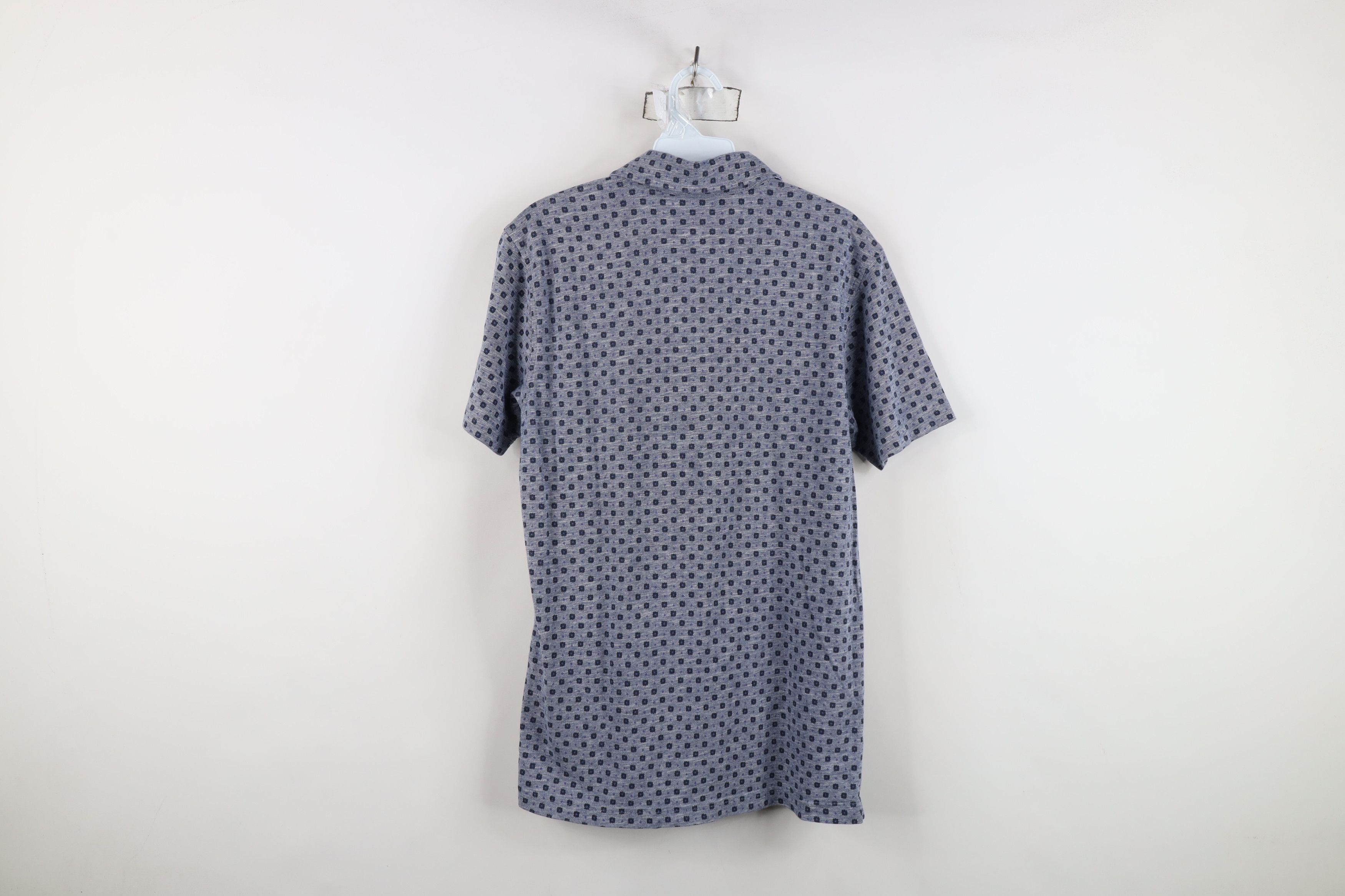 Brooks Brothers Brooks Brothers Linen Blend Geometric Knit Golf Polo Shirt Size US M / EU 48-50 / 2 - 9 Thumbnail