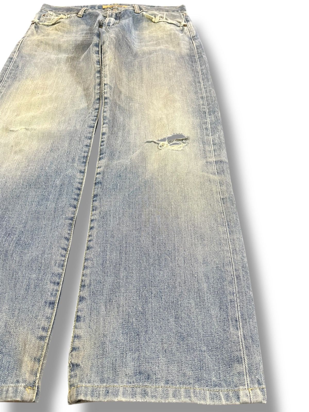 Jun Takahashi × Uniqlo Vintahe Uniqlo S-003 Distressed Denim Size US 34 / EU 50 - 4 Thumbnail