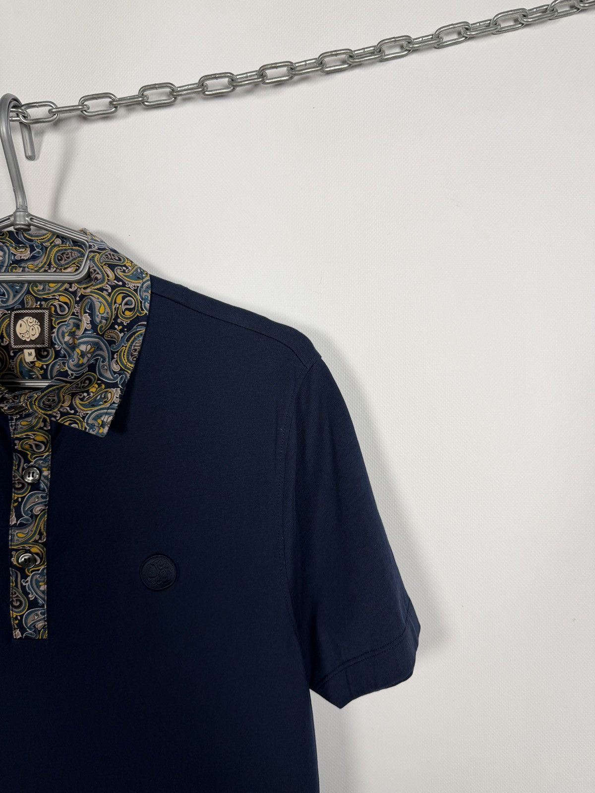 Pretty Green Men’s Pretty Green Cotton Polo Shirt Streetwear Size M Size US M / EU 48-50 / 2 - 2 Thumbnail
