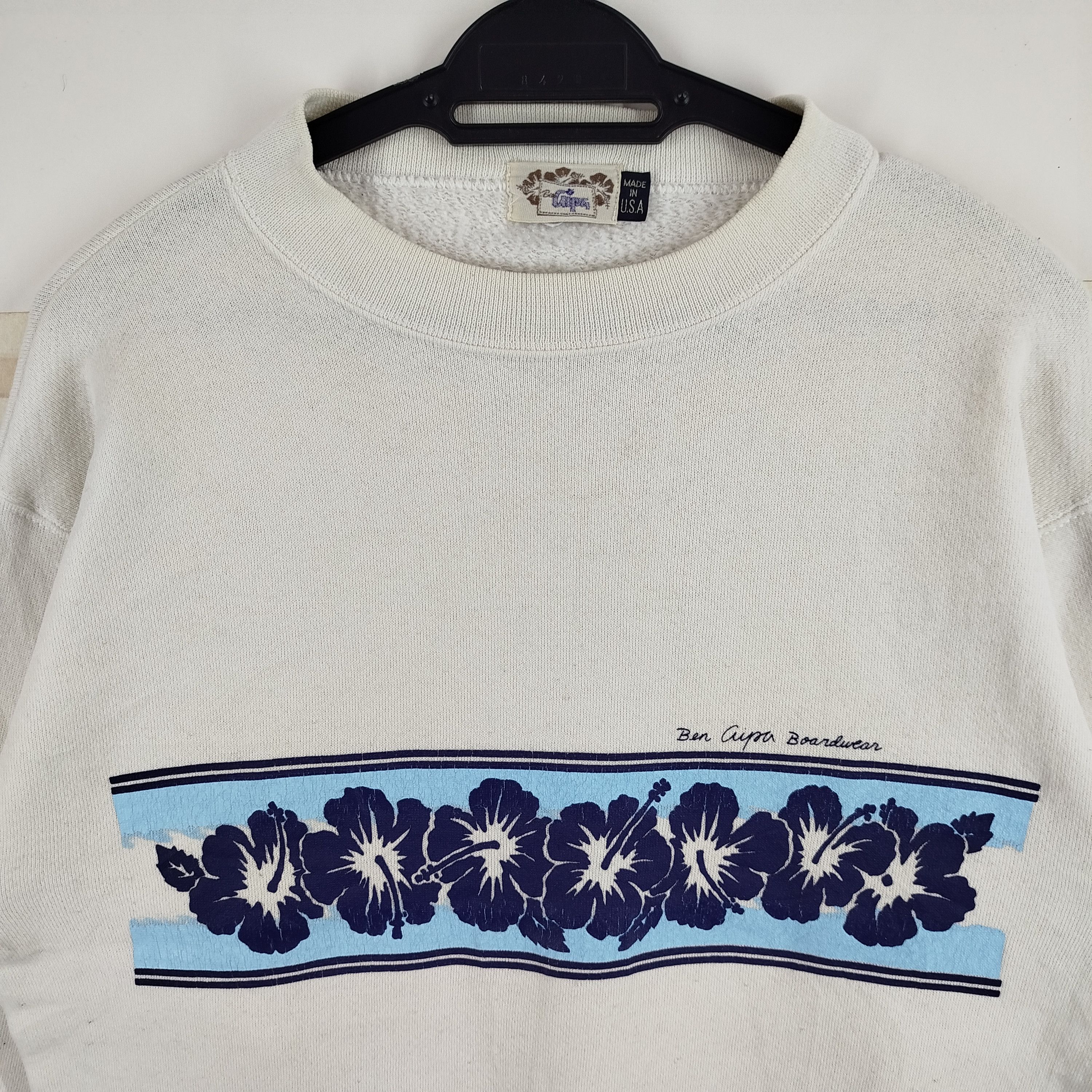 Designer × Vintage Vintage Ben Gipa Boardwear Made In USA Batik Flower Surf Size US S / EU 44-46 / 1 - 2 Thumbnail