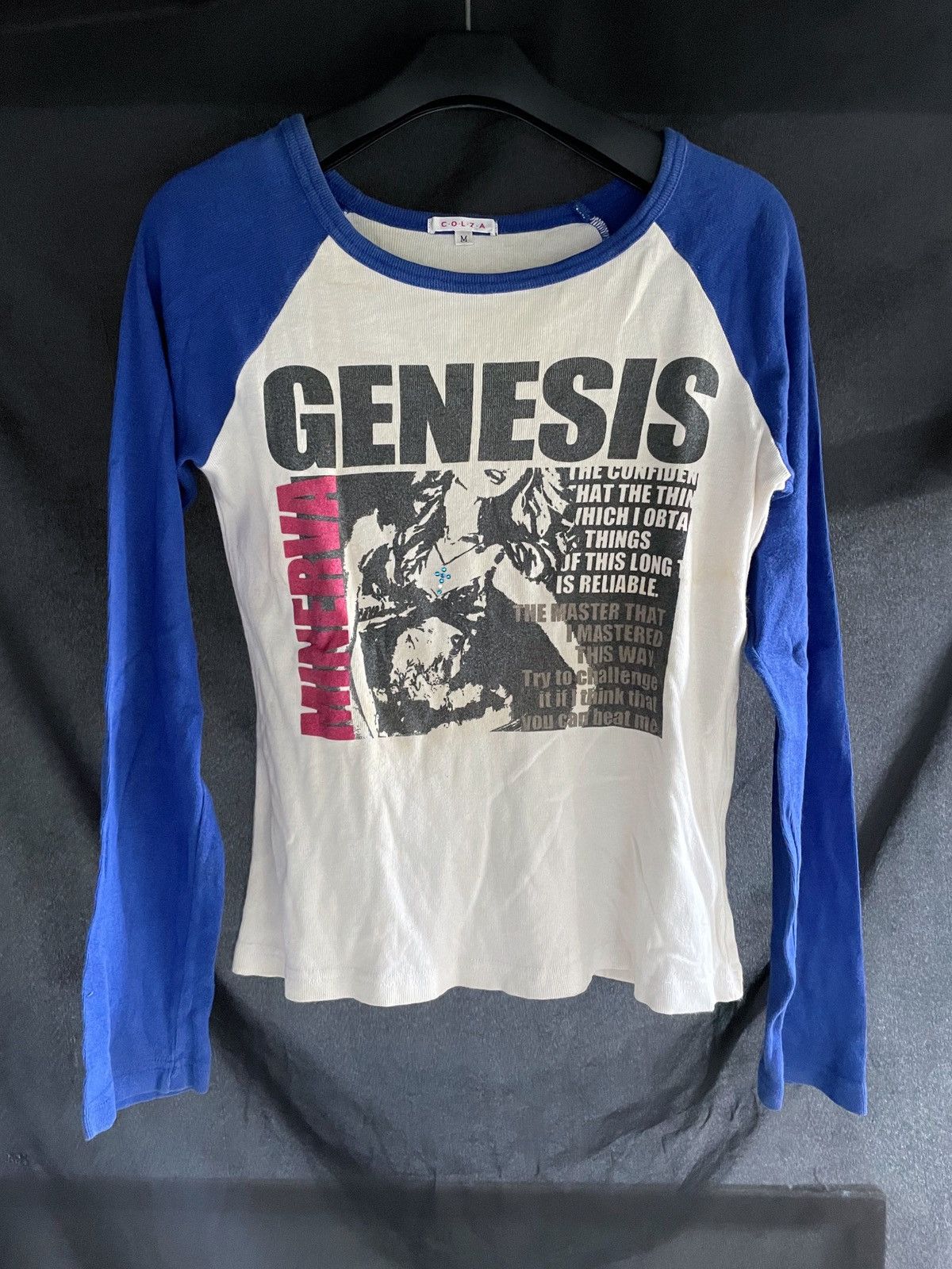 20471120 LUSTER MINERVA SAYING C.O.L.Z.A LONG SLEEVE Size US S / EU 44-46 / 1 - 1 Thumbnail