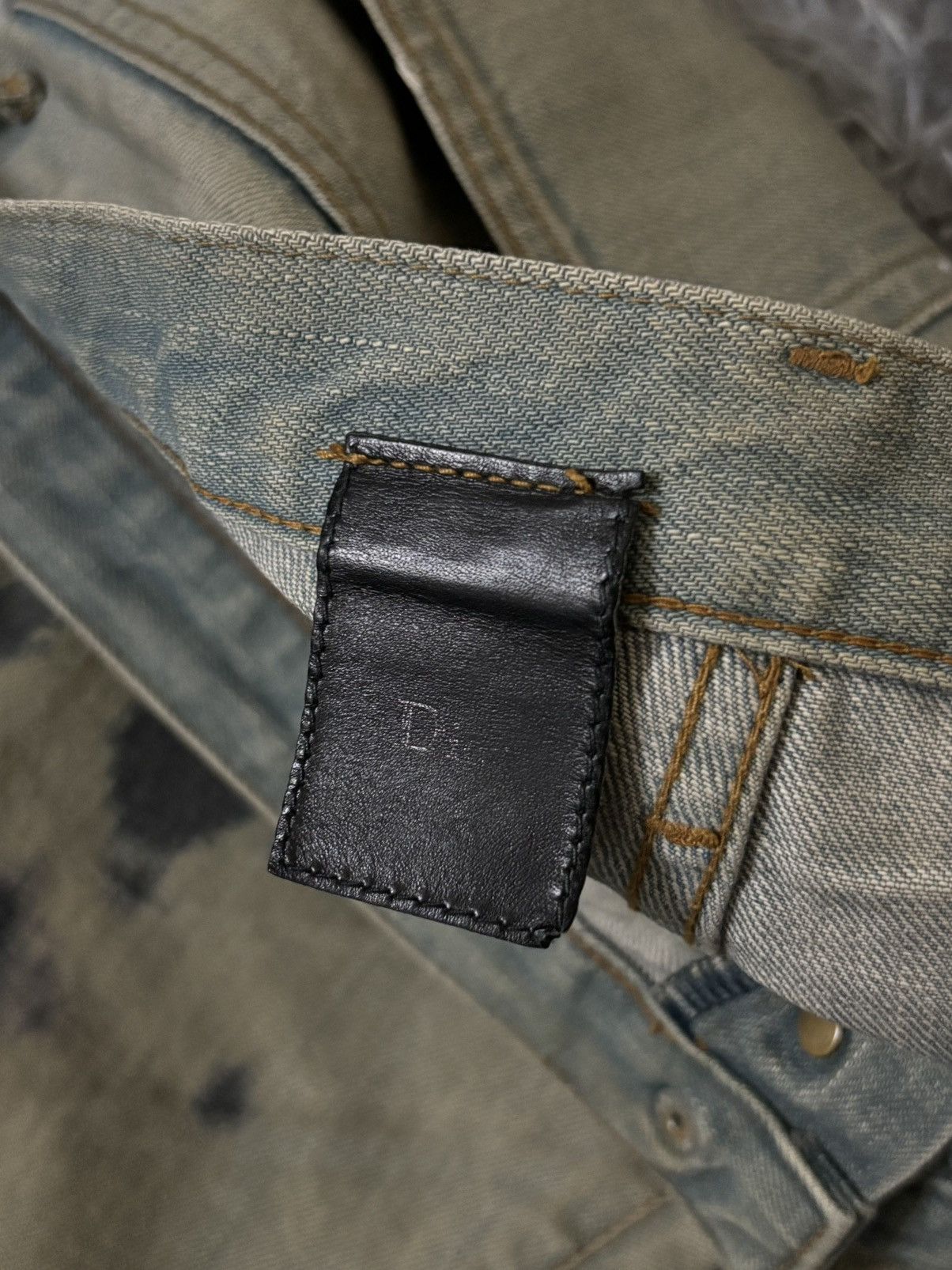 Dior dior homme ss04 “inky” bleu clair denim Size US 30 / EU 46 - 3 Thumbnail