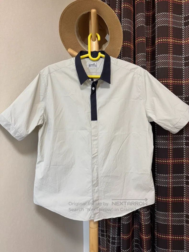 Hermes Hermes size 43 Short-sleeve jacket with pieced design, two Size US XL / EU 56 / 4 - 1 Thumbnail