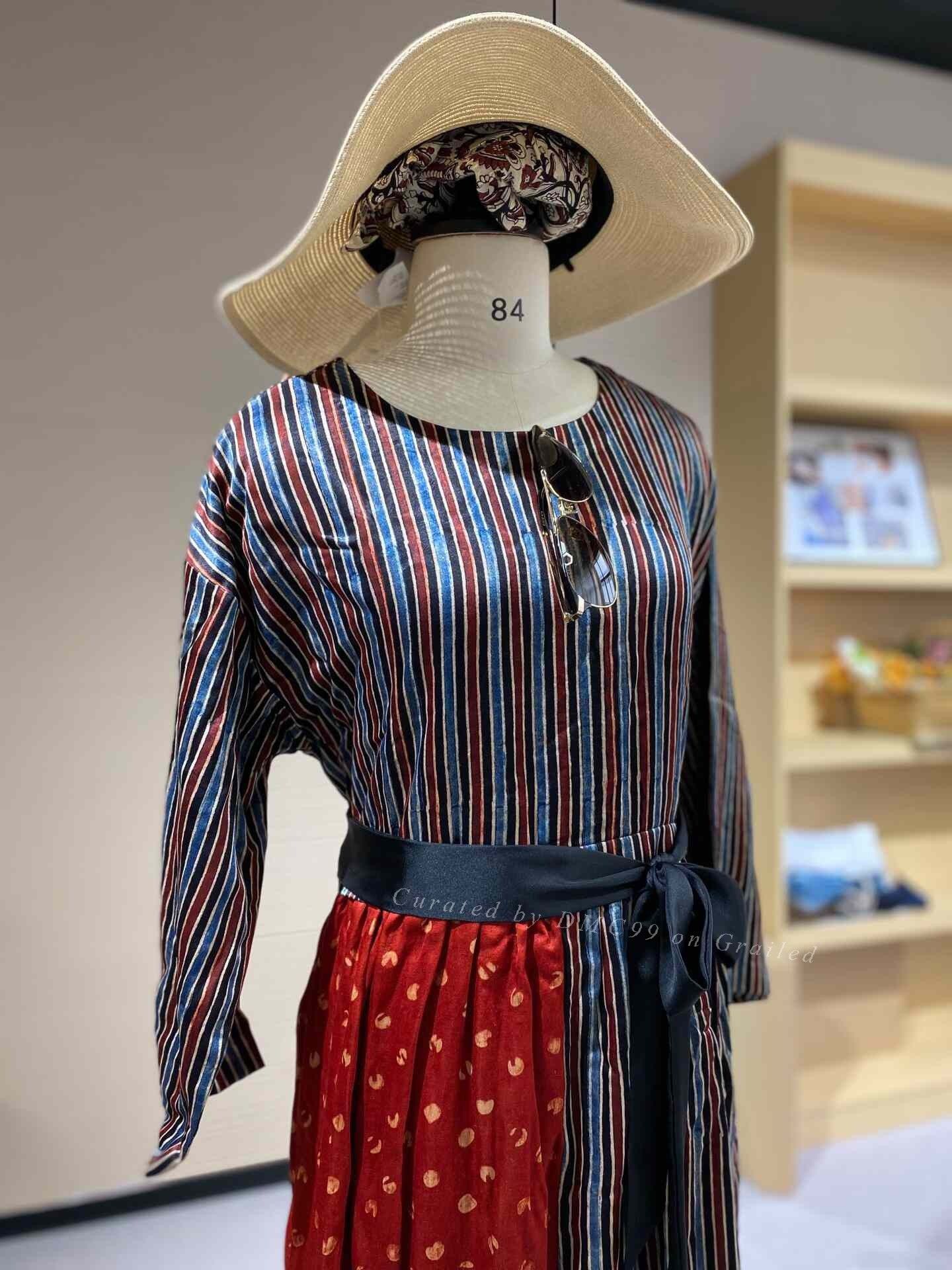 Other Indian Boutique Striped Patchwork Dress Size M / US 6-8 / IT 42-44 - 1 Thumbnail