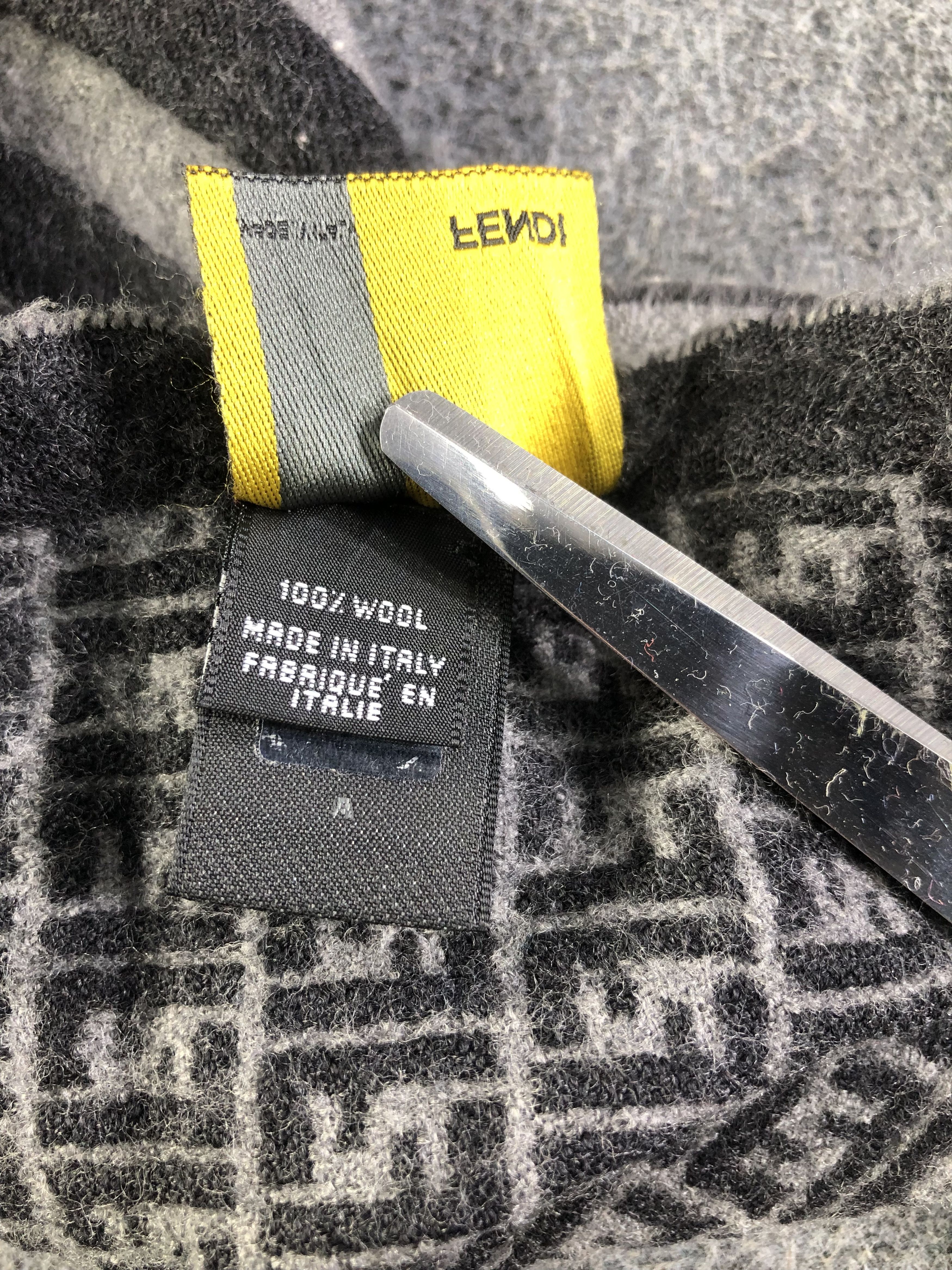 Fendi Fendi FF Monogram Scarf / Muffler / Neckwear SS1369 Size ONE SIZE - 7 Thumbnail