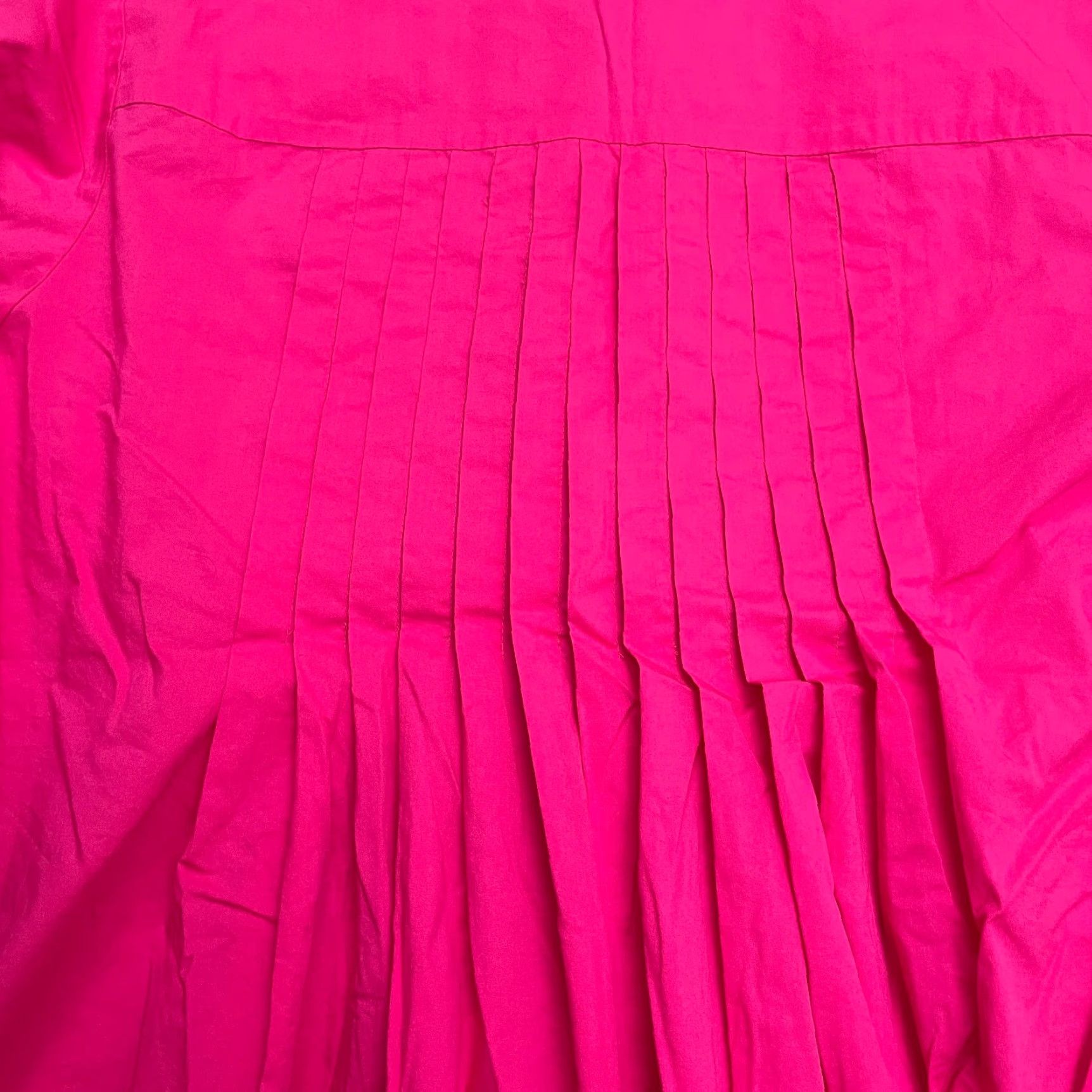 Pinko JPR Pleated Button Down Blouse Womens 20W Pink Long Sleeve Top Shirt Blouse Women’s Plus Size"} Size 3XL / US 20-22 - 4 Thumbnail
