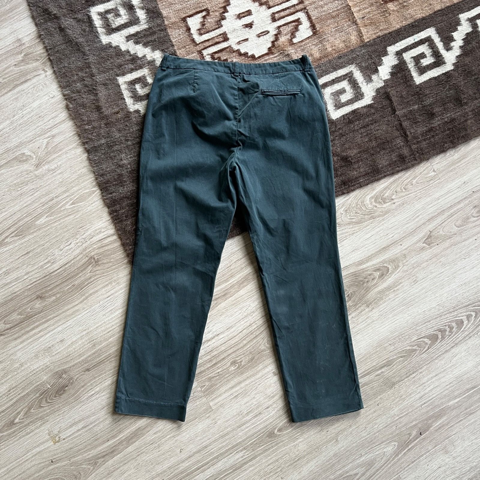 Jil Sander Jil Sander Navy Straight Fit Cotton Pants 9645AC Size 32" / US 10 / IT 46 - 5 Thumbnail