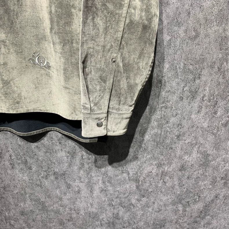 Dior Dior Travis Scott co-branded gray plush embroidered logo sh Size US L / EU 52-54 / 3 - 6 Thumbnail