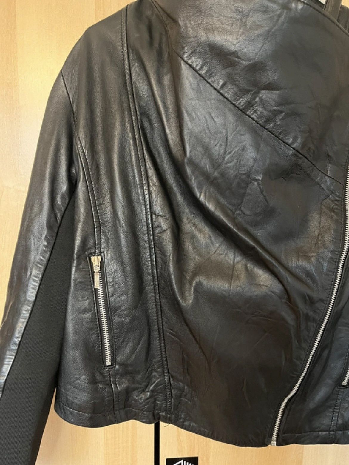 Other High collar leather jacket Size L / US 10 / IT 46 - 4 Thumbnail