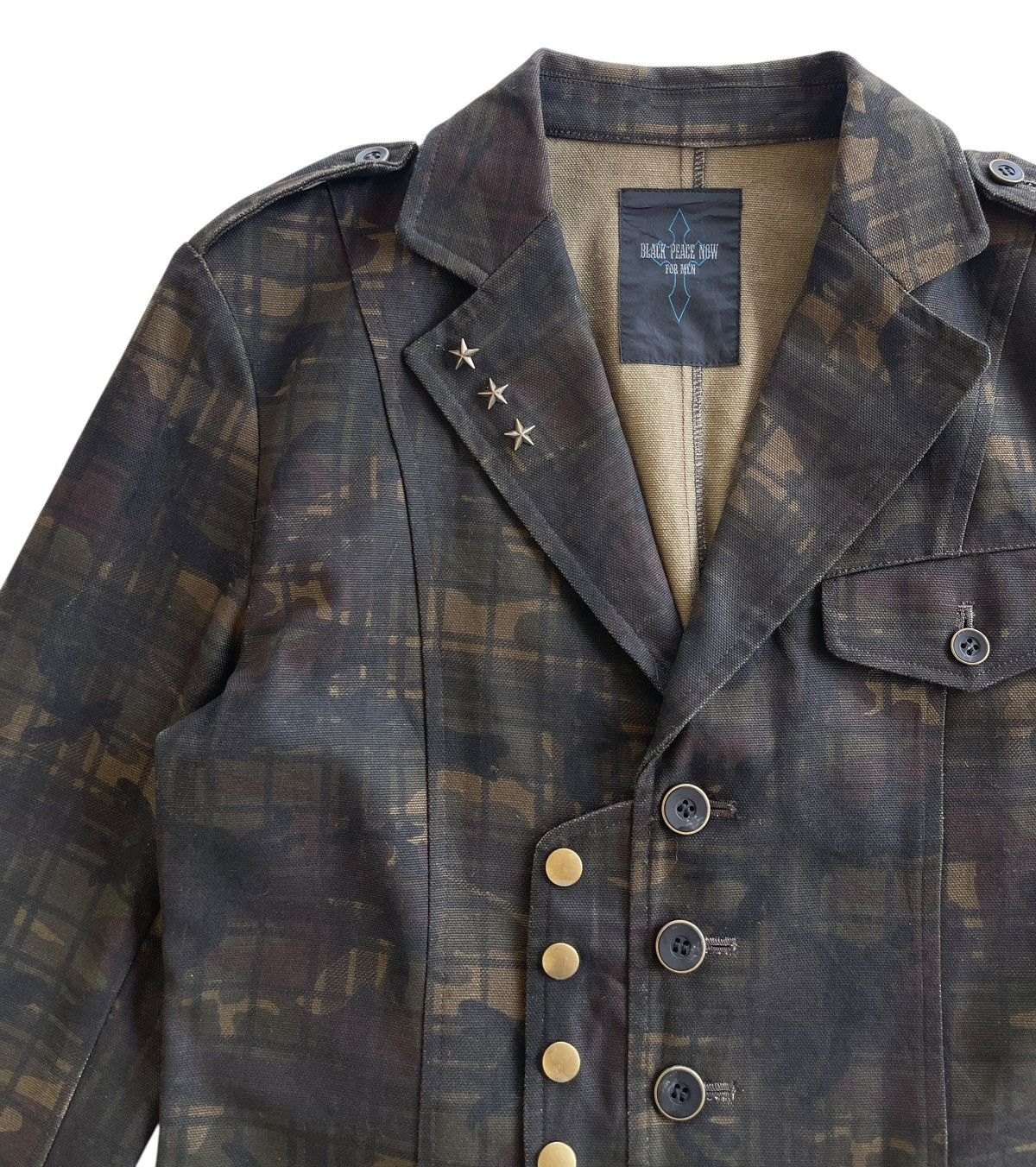 Japanese Brand Black Peace Now For Men Camouflag Chore Jacket Size US S / EU 44-46 / 1 - 9 Thumbnail