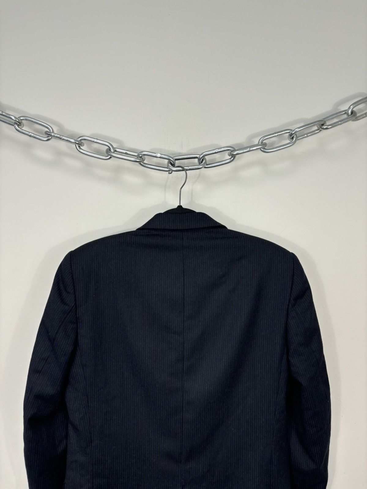Emanuel Ungaro Vintage Emanuel Ungaro Men’s Striped Wool Blazer Jacket Size 46R - 17 Thumbnail
