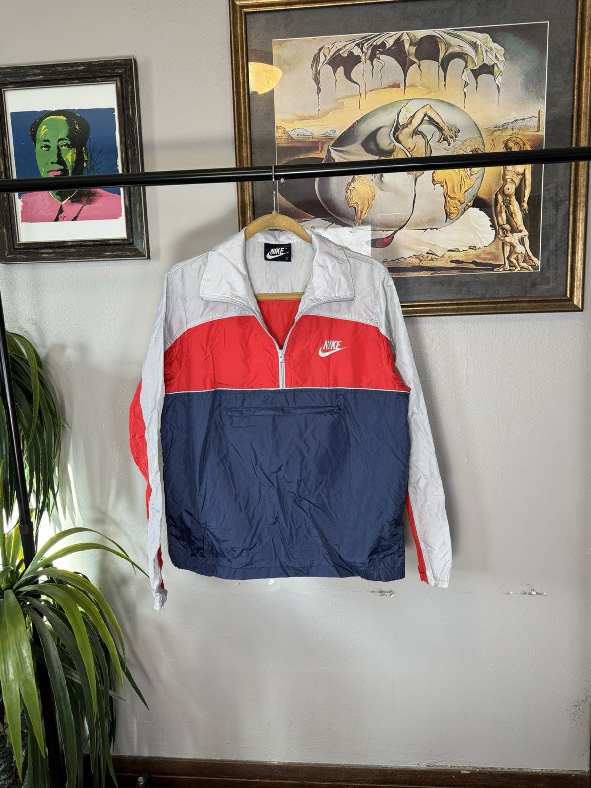 Nike × Vintage Vintage 1980s Nike Windbreaker Size US S / EU 44-46 / 1 - 3 Thumbnail
