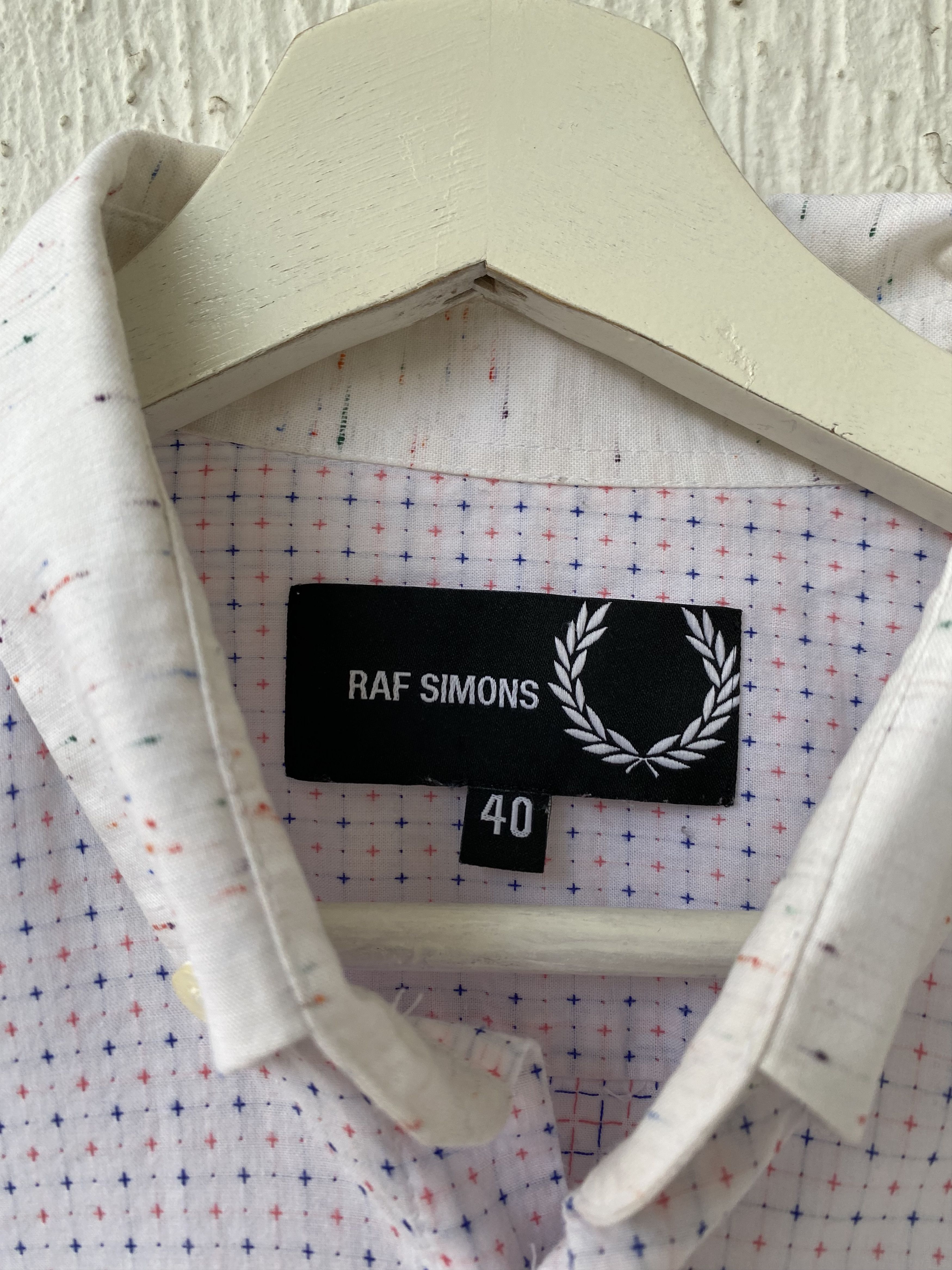Fred Perry × Raf Simons multicolor pattern shirt Size US M / EU 48-50 / 2 - 4 Thumbnail