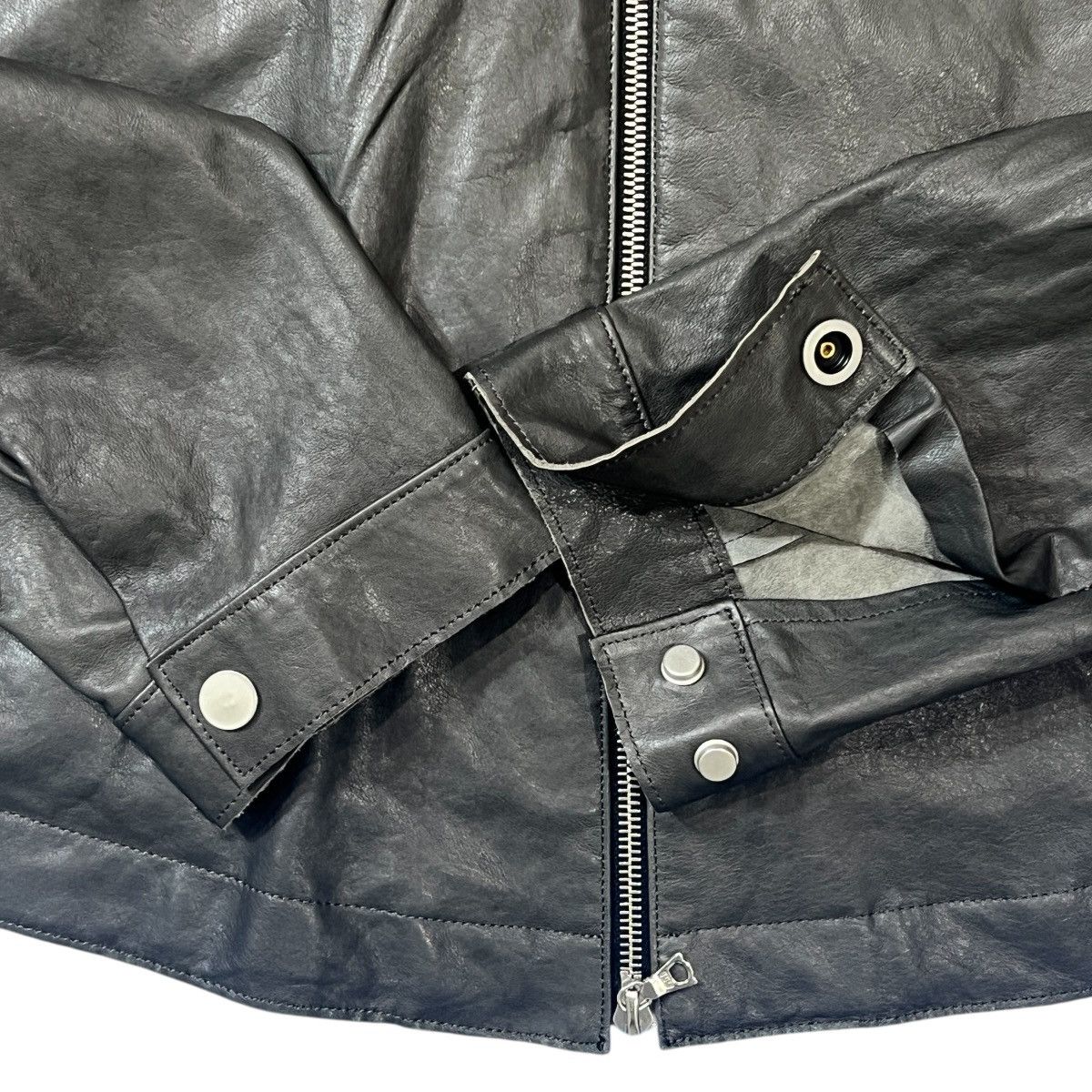 Other San 2024FW Lambskin Zip-Up Leather Jacket Size US M / EU 48-50 / 2 - 9 Thumbnail