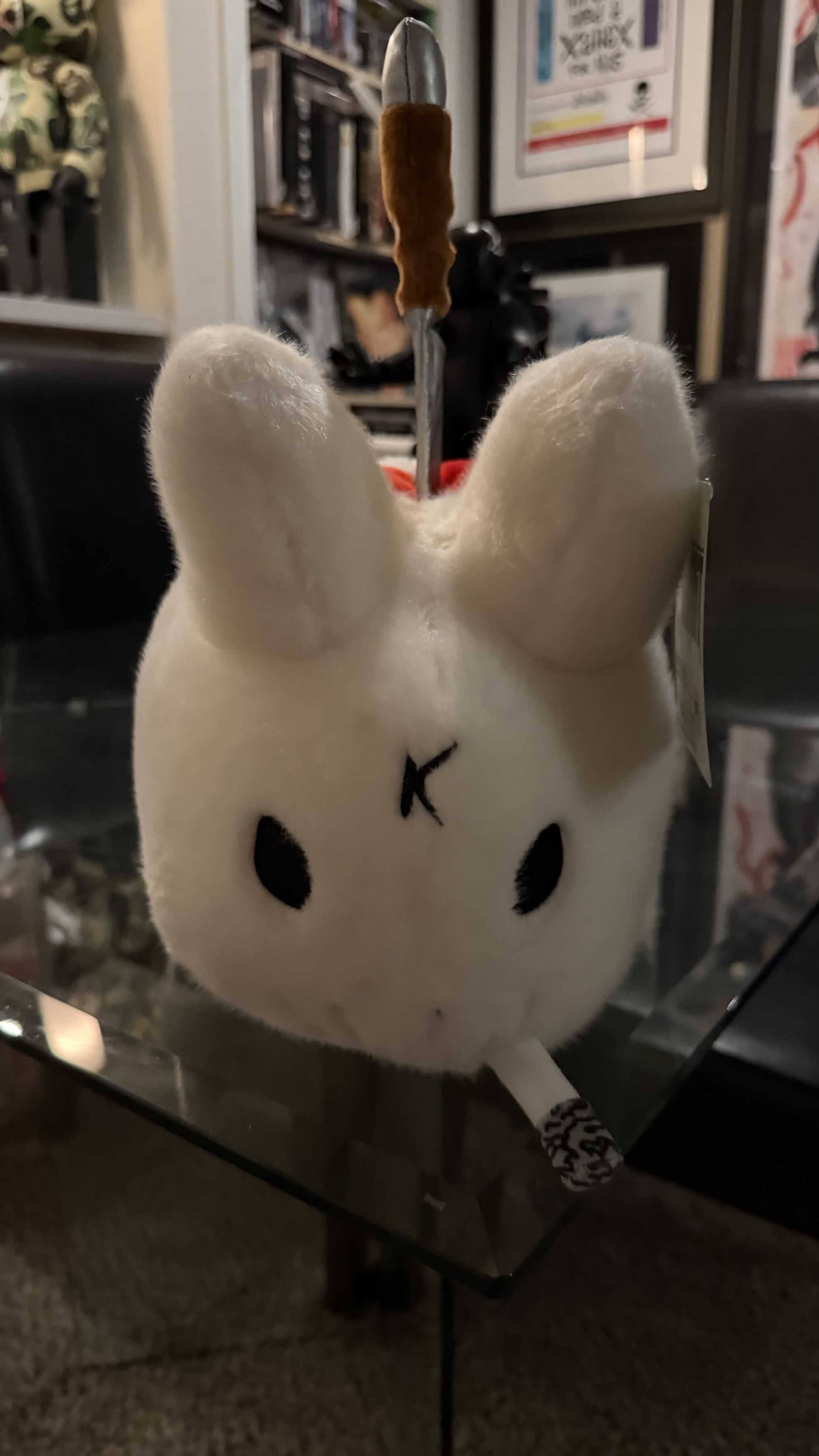 Kid Robot *RARE* KOZIK KIDROBOT BACKSTAB SMORKIN LABBIT 14" KAWS Size ONE SIZE - 7 Thumbnail