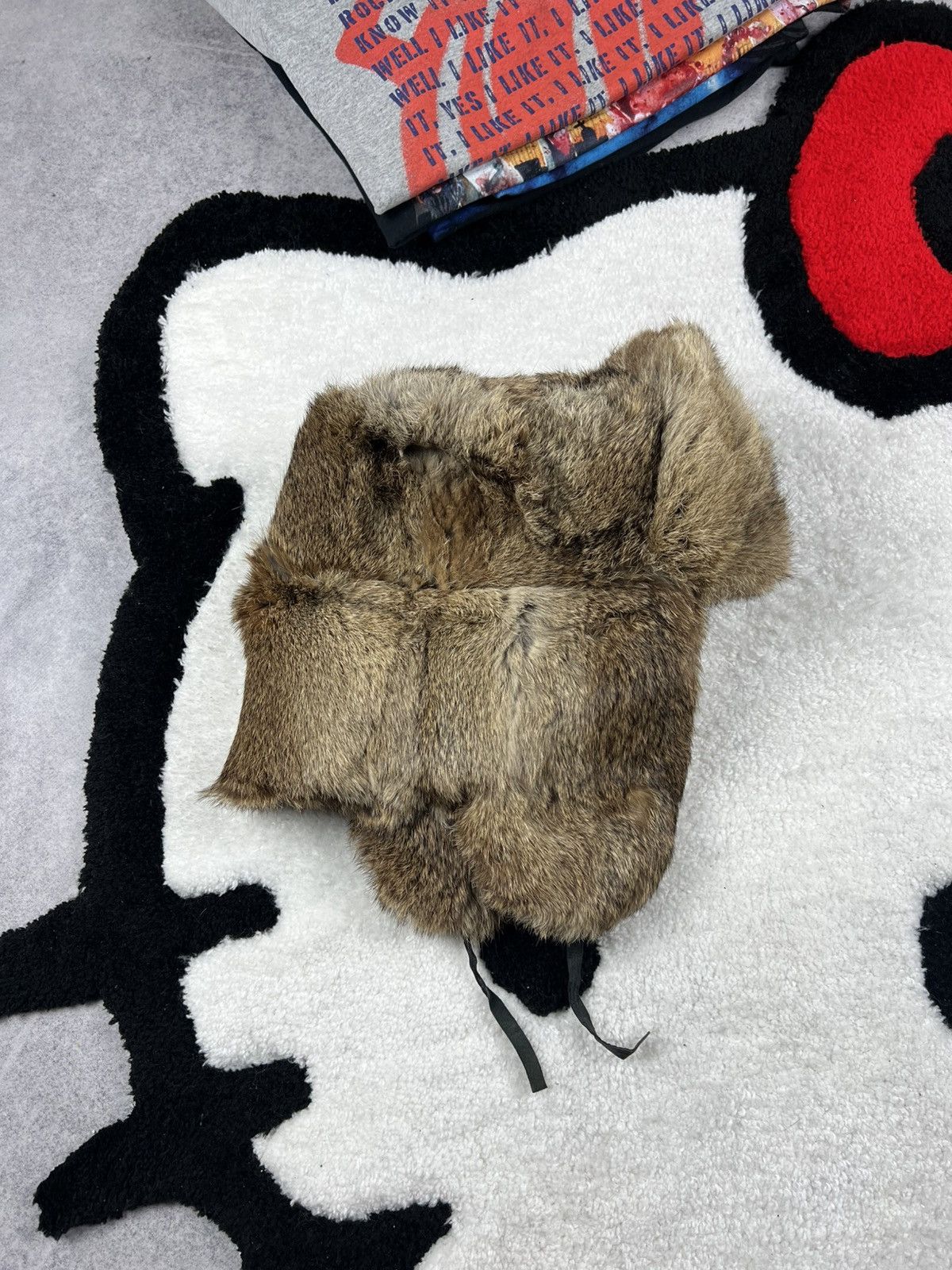 Japanese Brand Y2K Crazy Mohair Fuzzy Ushanka Winter Grunge Japanese Hat Size ONE SIZE - 4 Thumbnail