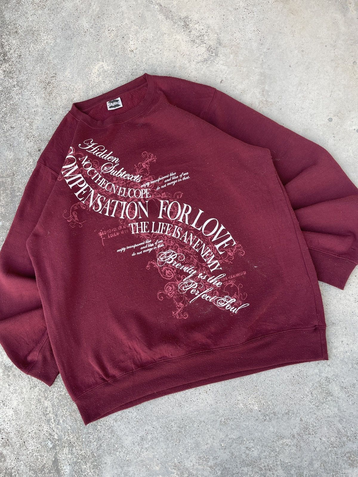 14th Addiction × If Six Was Nine × Japanese Brand Spinash Japanese Poem Fur Sherpa Sweatshirt Size US XL / EU 56 / 4 - 2 Thumbnail