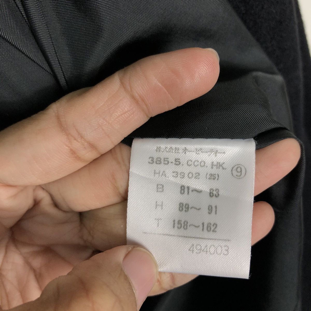 Japanese Brand 🔥Rich Black - Long Fly Wool Herringbone Calvin Klein Coats Size US M / EU 48-50 / 2 - 21 Thumbnail