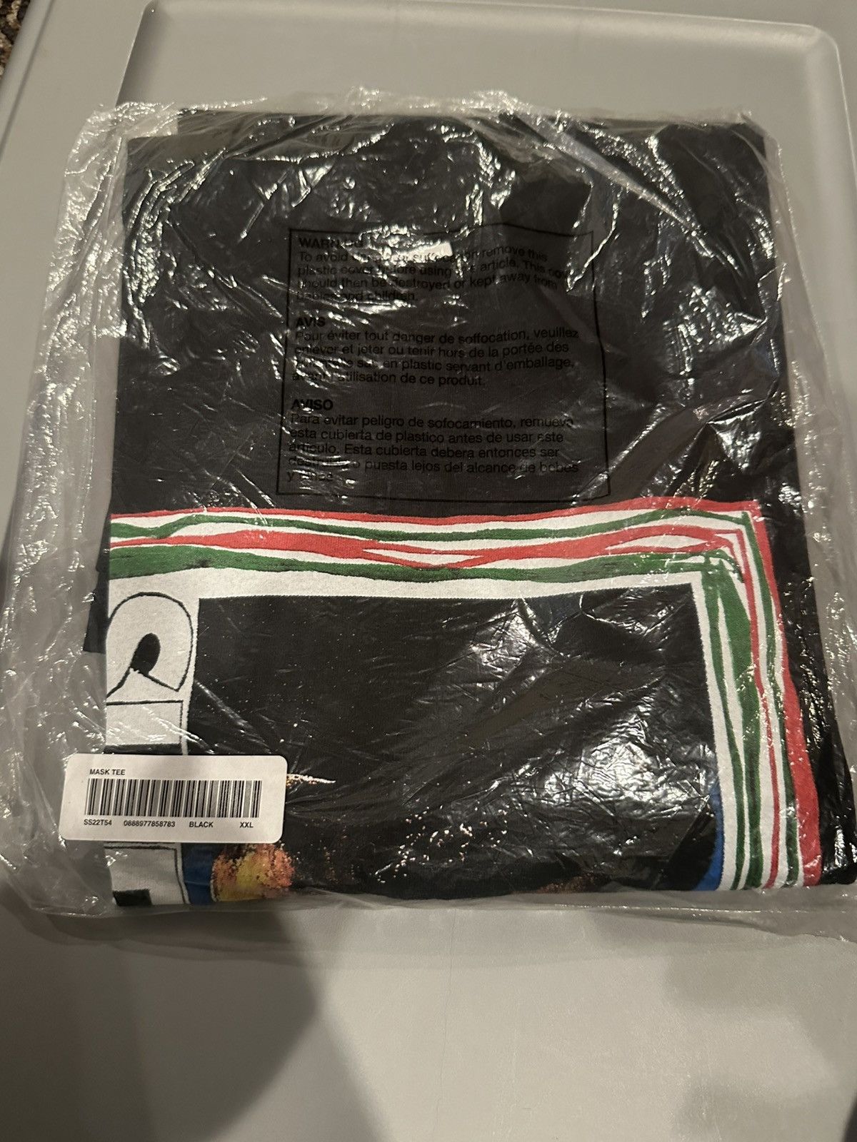 Supreme Supreme Mask Tee Size US XXL / EU 58 / 5 - 2 Thumbnail