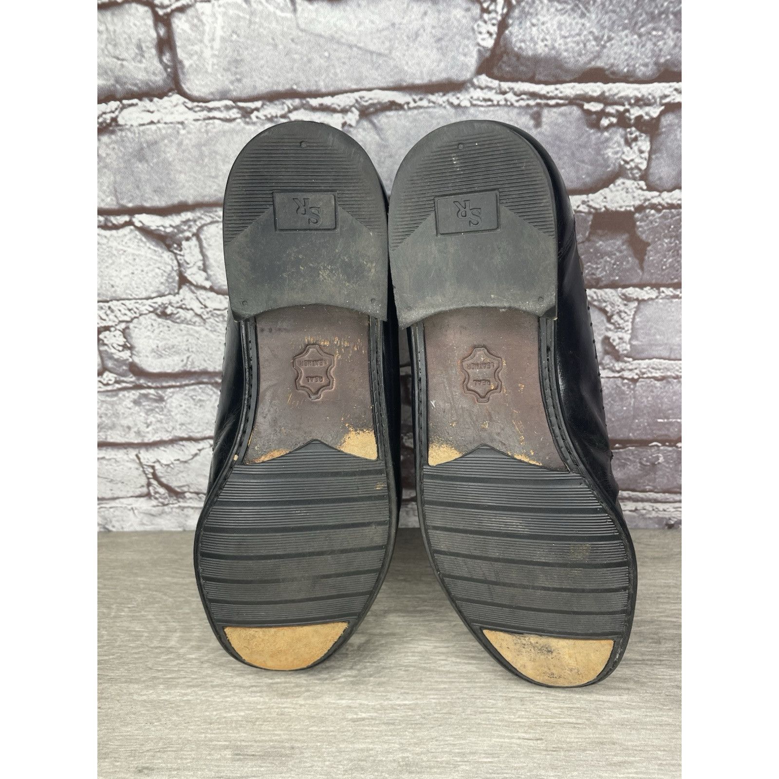 Other SAN REMO Black Leather Wingtip Tassel Loafers Dress Shoes Me Size US 12 / EU 45 - 10 Thumbnail