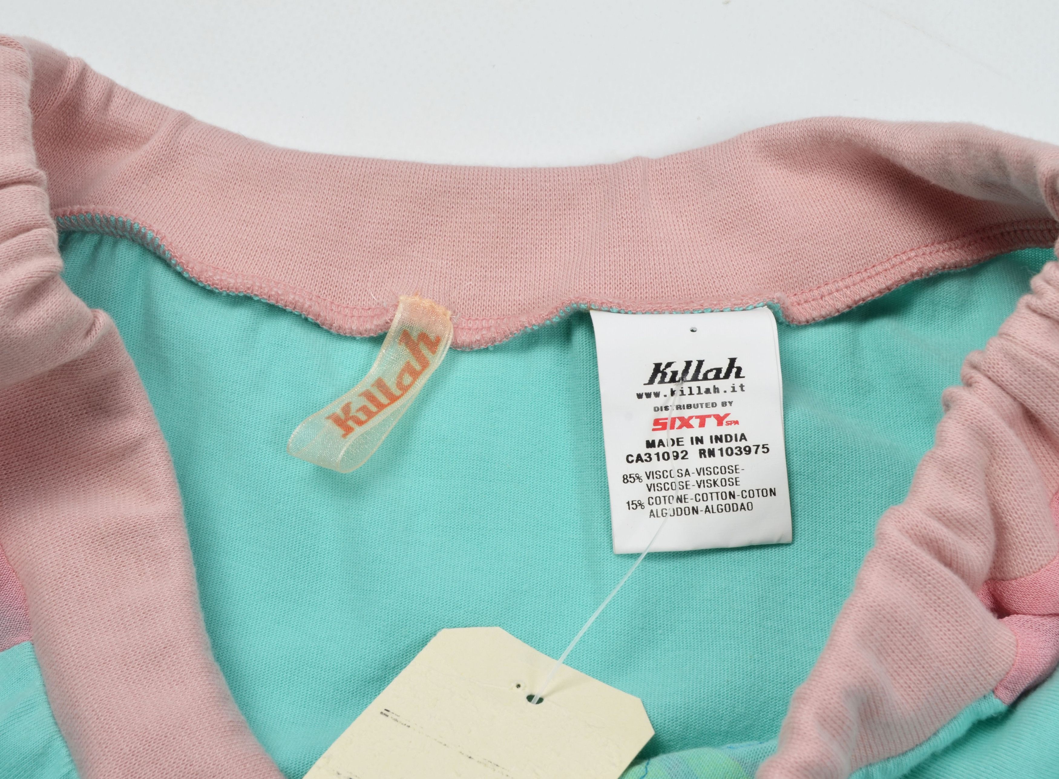 Miss Sixty Killah by Miss Sixty Multicolor Y2K Kidcore Mesh Sleeve Top Size S / US 4 / IT 40 - 8 Thumbnail