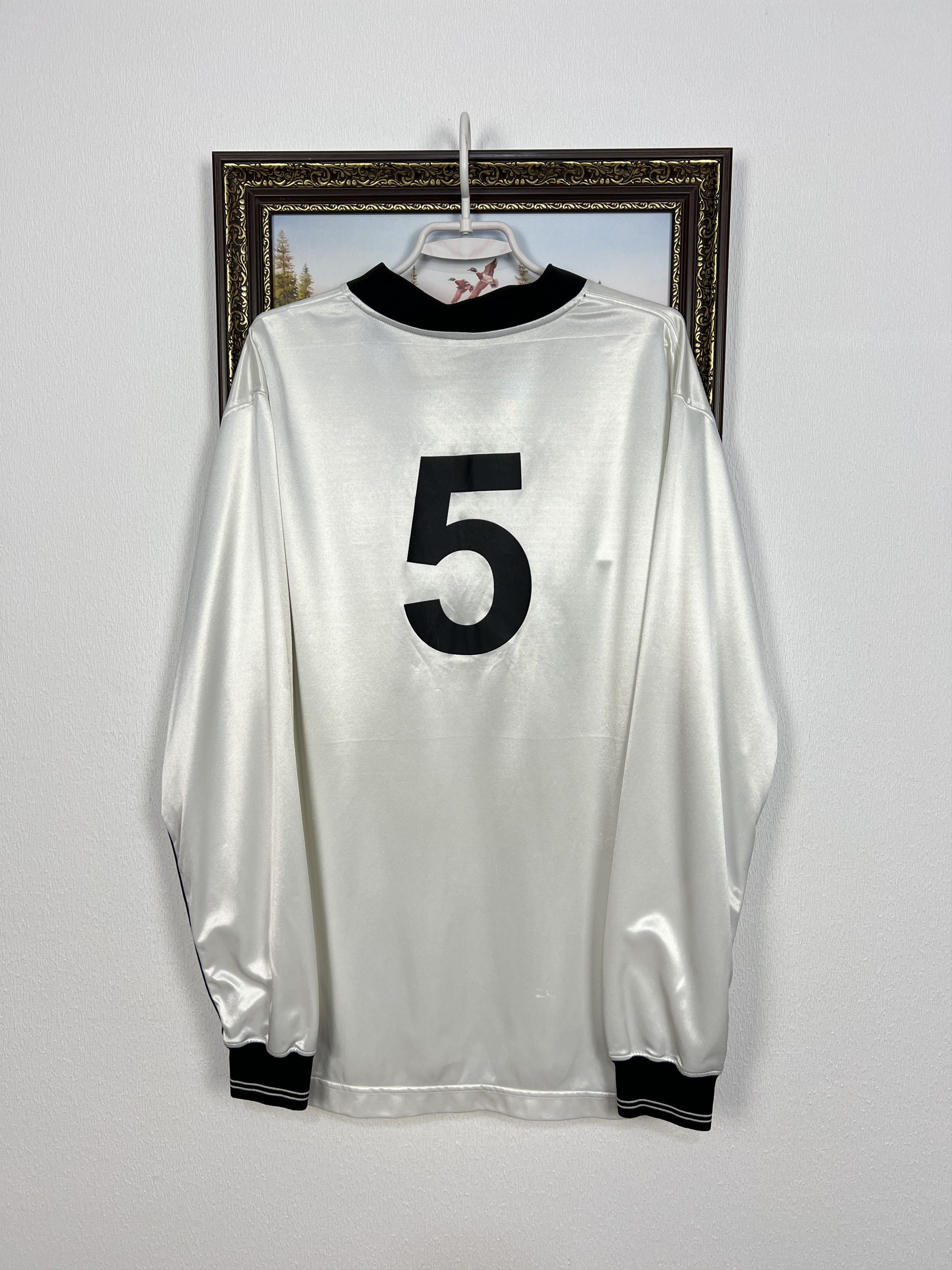 Nike Vintage 90's Nike Poland 1998 Train Player Issue Shirt #5 Size US XL / EU 56 / 4 - 13 Thumbnail