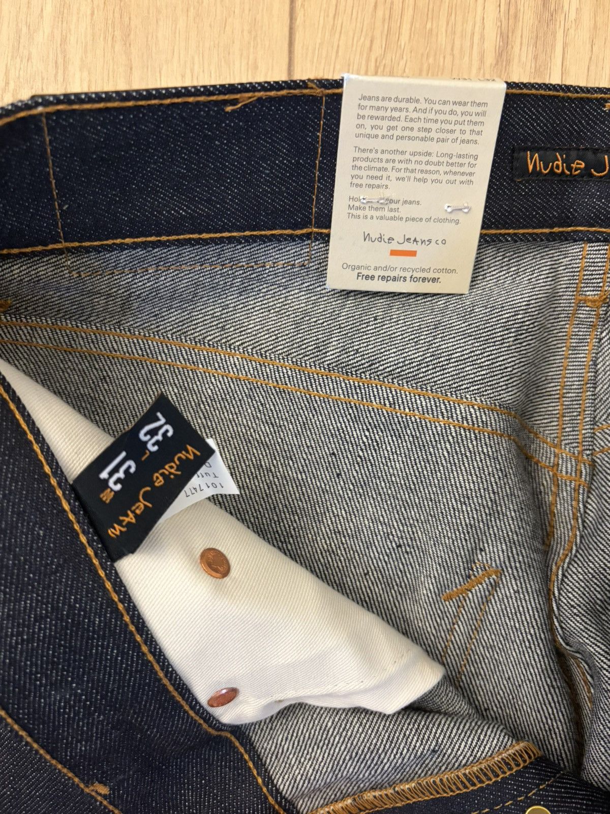Nudie Jeans Nudie Jeans - Tuff Tony Dry Ace Selvage 31/32 Size US 31 - 7 Thumbnail