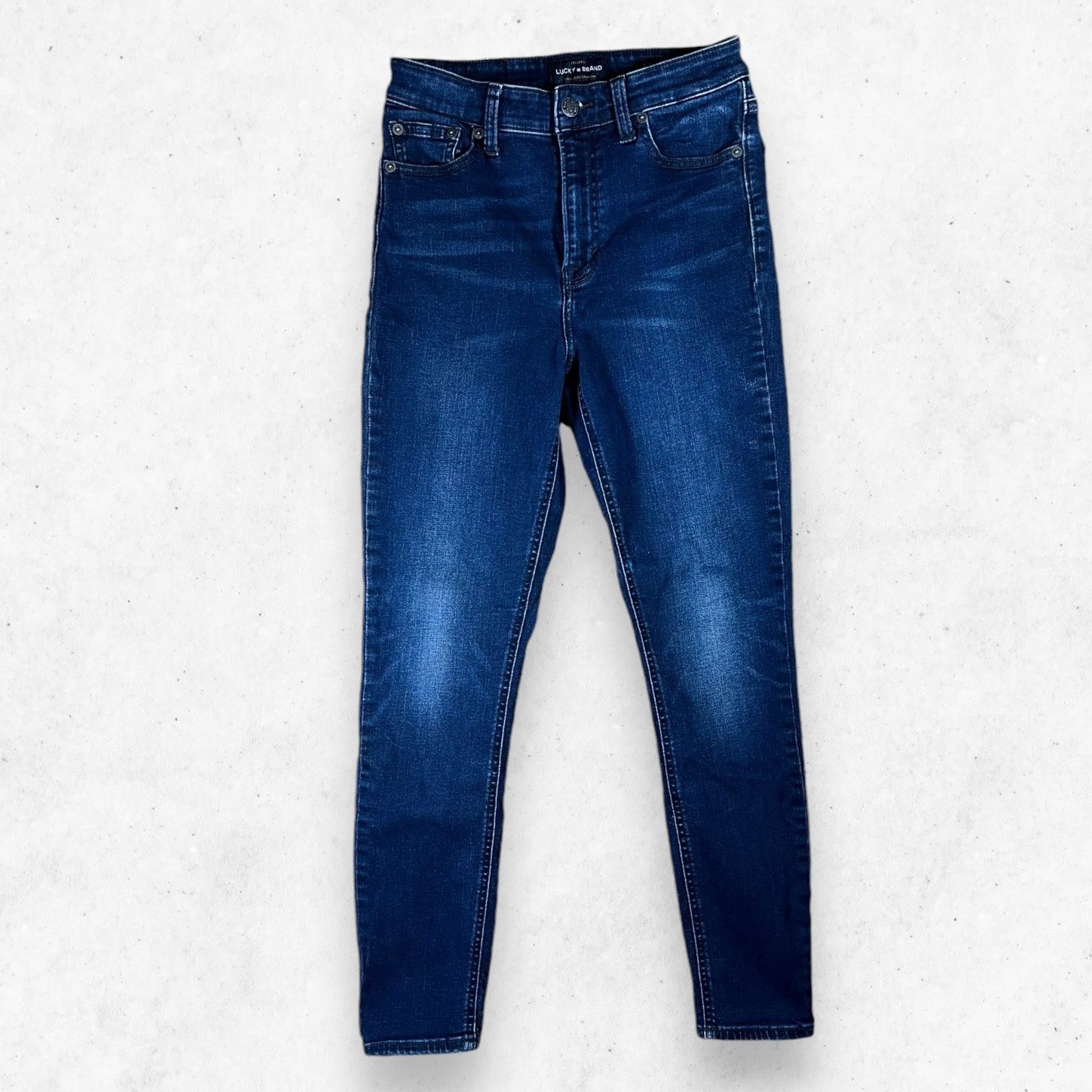 Lucky Brand Lucky Brand Bridgette Skinny Women's 4/27 Blue Stretch Denim Size 27" / US 4 / IT 40 - 1 Thumbnail