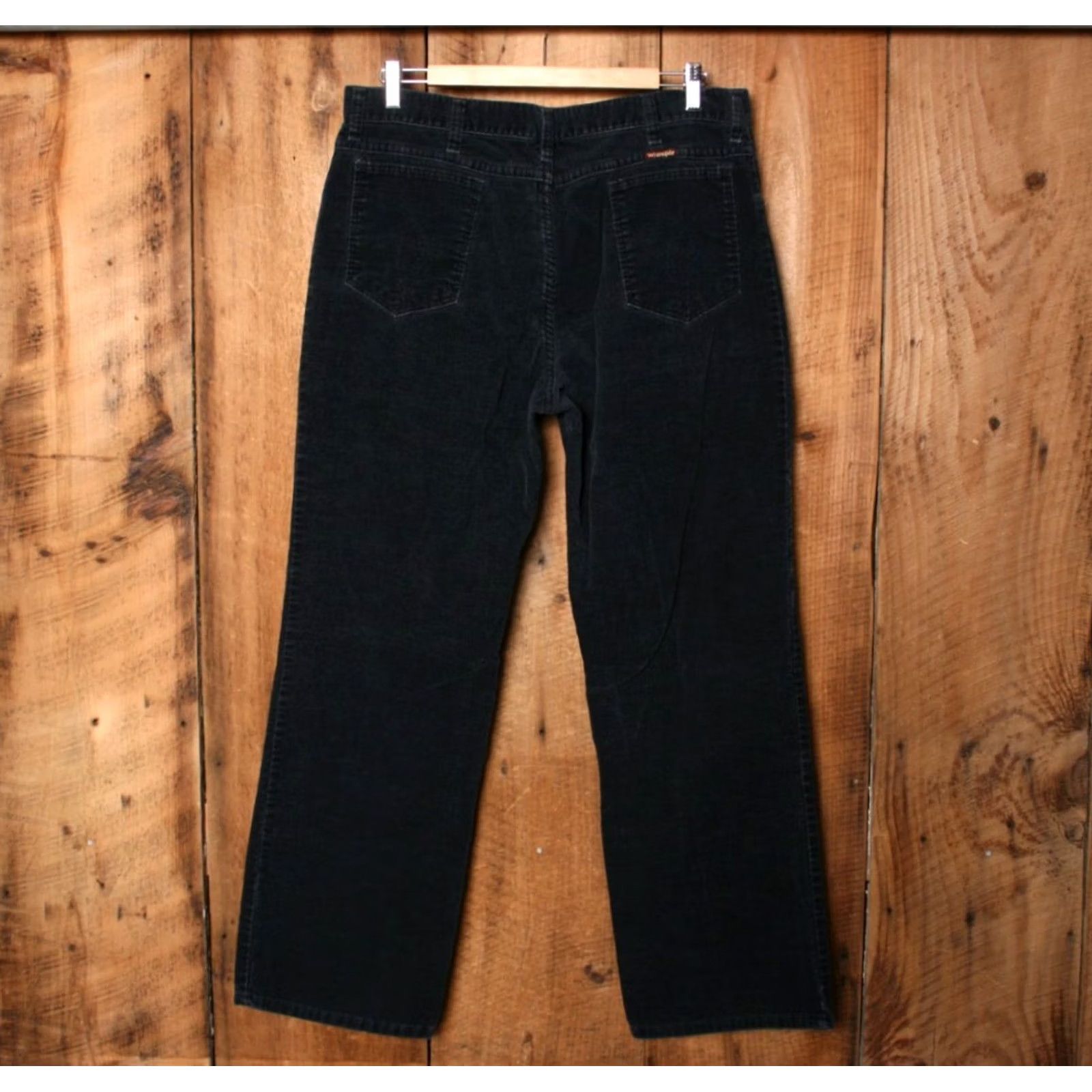 Wrangler VINTAGE Wrangler Pants Corduroy Dark Blue 34x29 Regular Straight Mens Jeans Pants Corduroy Front Flat Front 36x30 USA Made Wrangler"> Size US 34 / EU 50 - 3 Thumbnail