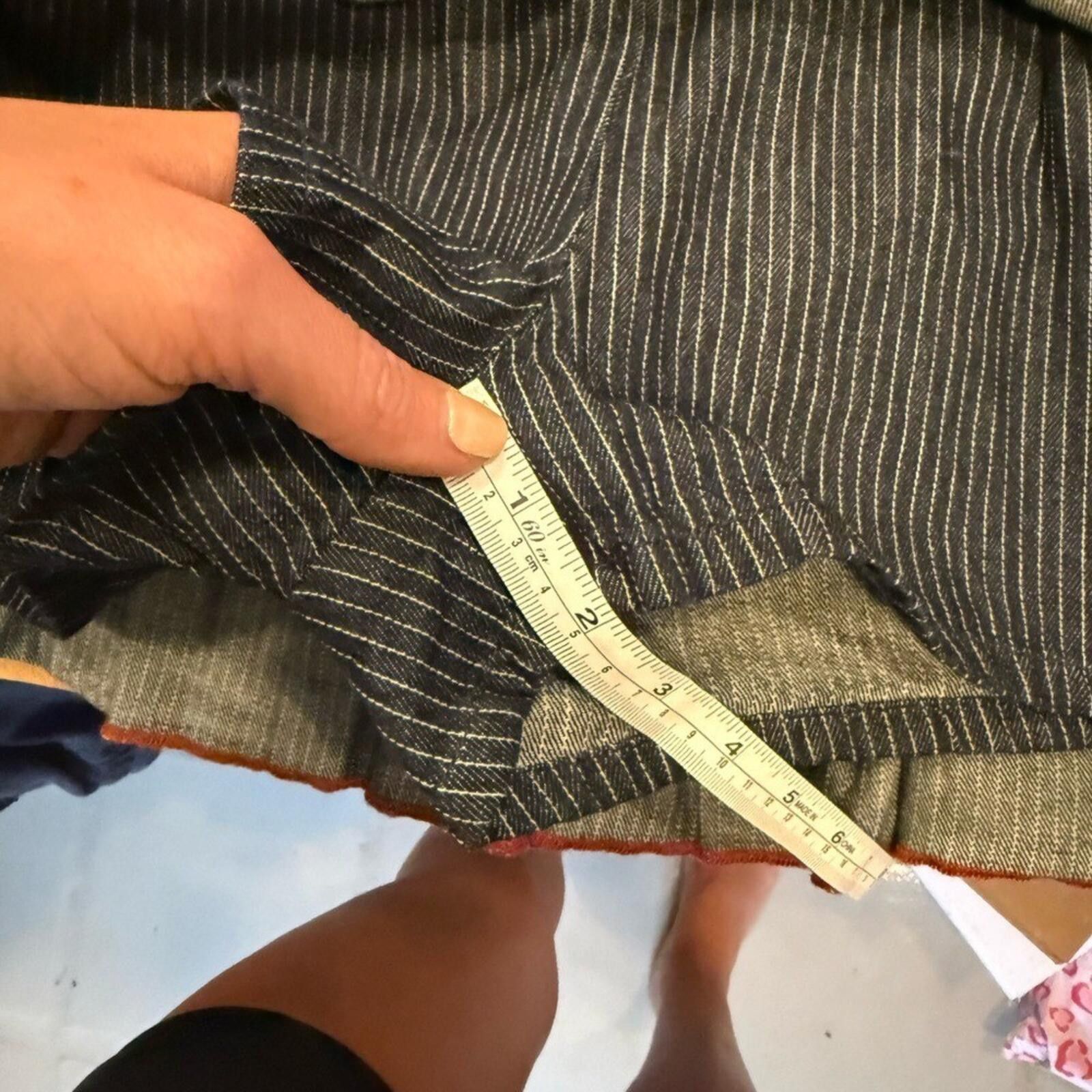 Other Anthro $158 Pilcro Striped Denim Sleeveless Romper, Size 4 Size 27" / US 4 / IT 40 - 10 Thumbnail