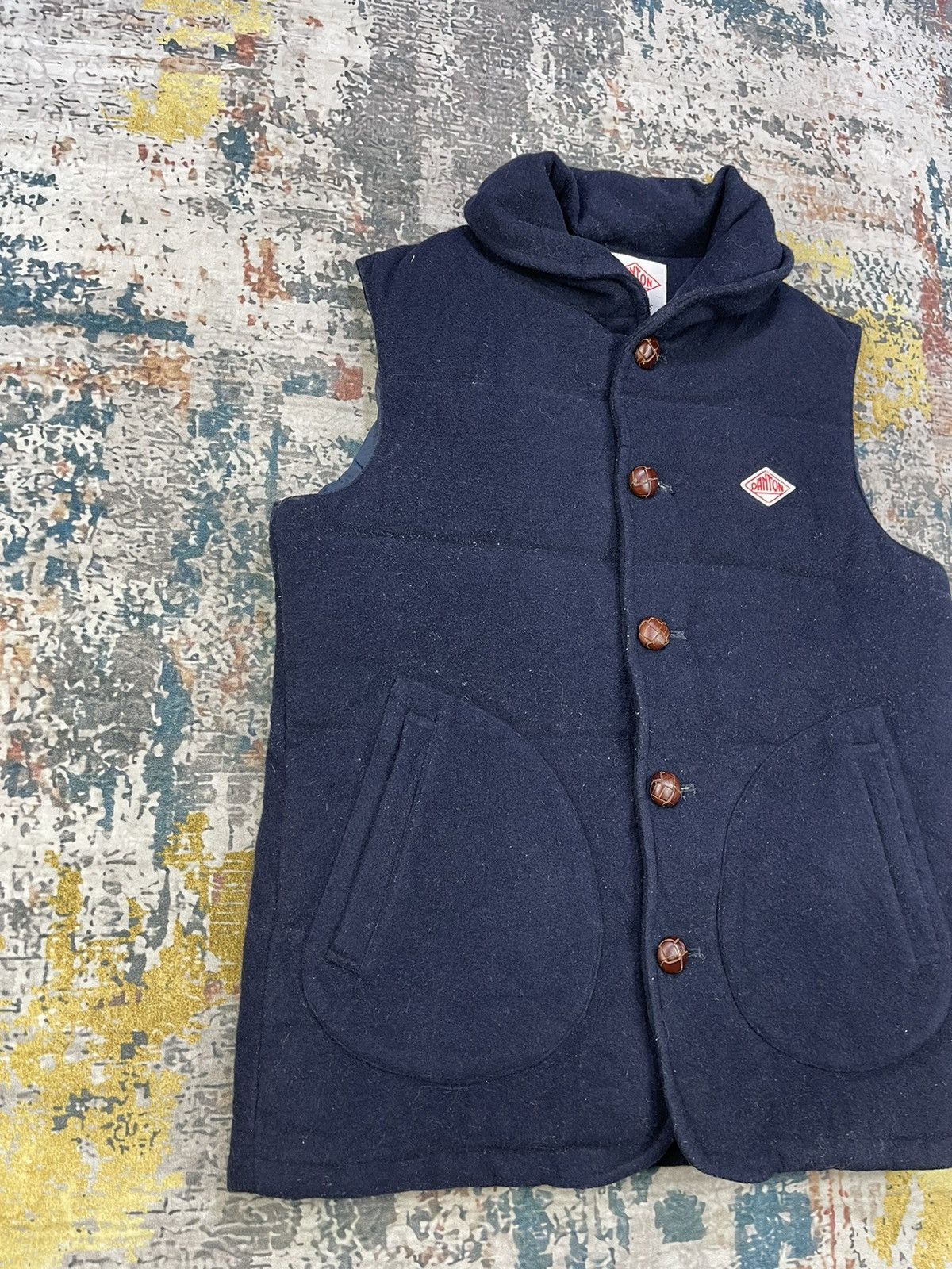Danton Danton X BEAMS Feather Down Vest Size US M / EU 48-50 / 2 - 2 Thumbnail