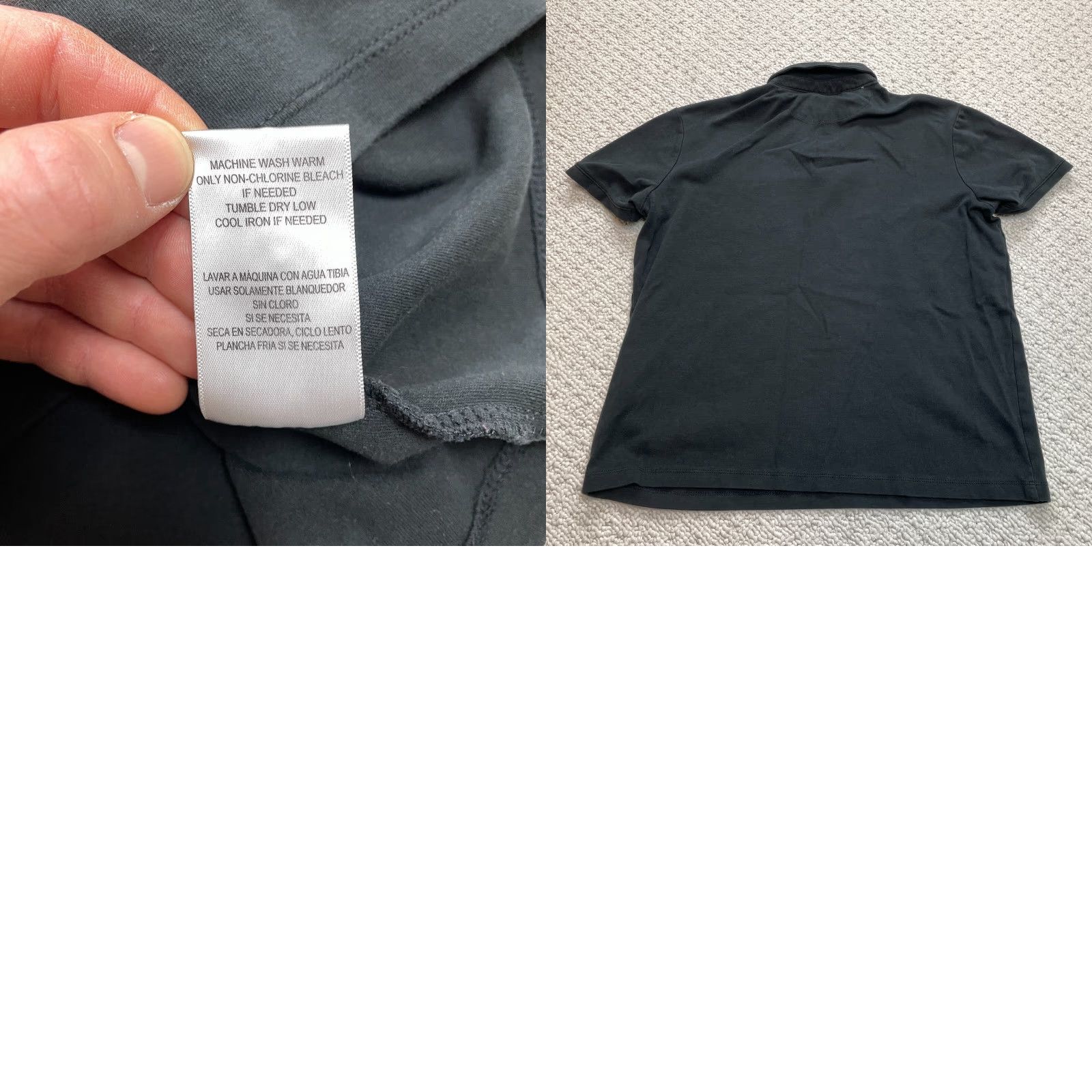 Vintage VINTAGE Tahari Golf Polo Shirt Mens L Black Short Sleeve Polo Shirt Golf Polo Black Tahari Polo Golf Shirt Mens L Black Short Sleeve Pocket Size US L / EU 52-54 / 3 - 8 Thumbnail