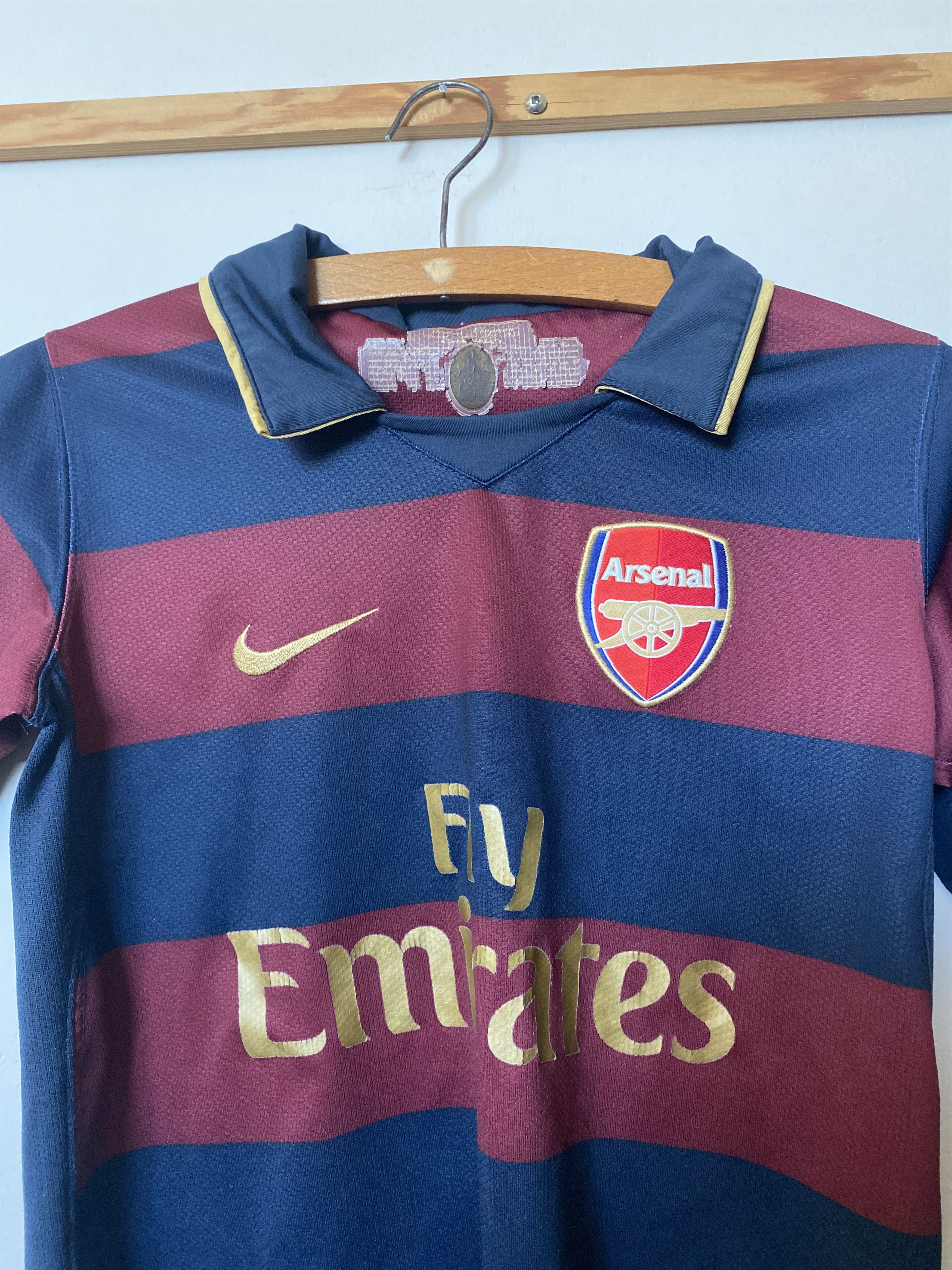 Nike ARSENAL LONDON F.C. 2007 - 2008 - Nike - children's - UNIQUE Size US XXS / EU 40 - 3 Thumbnail