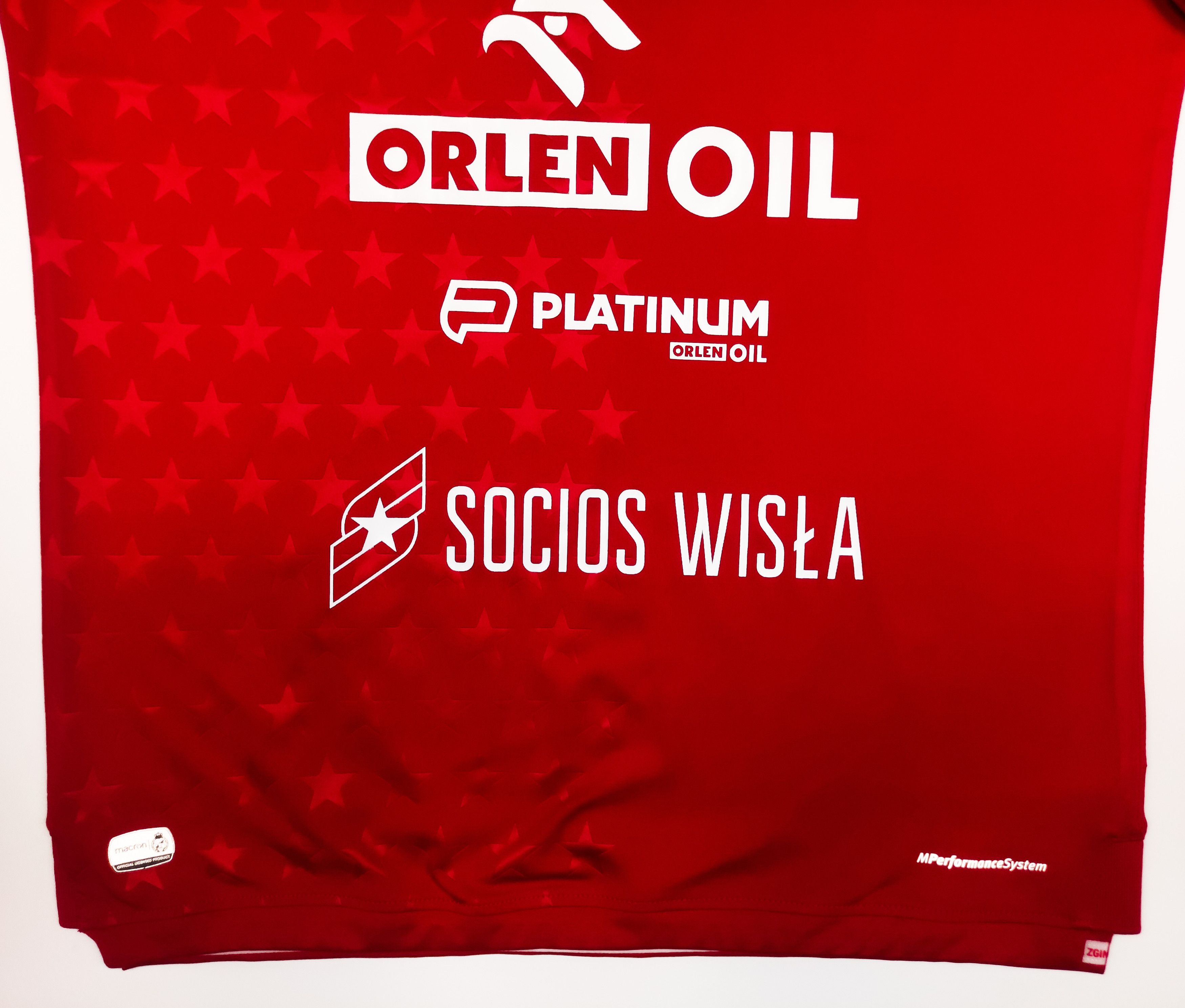 Macron Wisła Kraków 2022 2023 Macron Home Shirt Kit Jersey Size US S / EU 44-46 / 1 - 9 Thumbnail