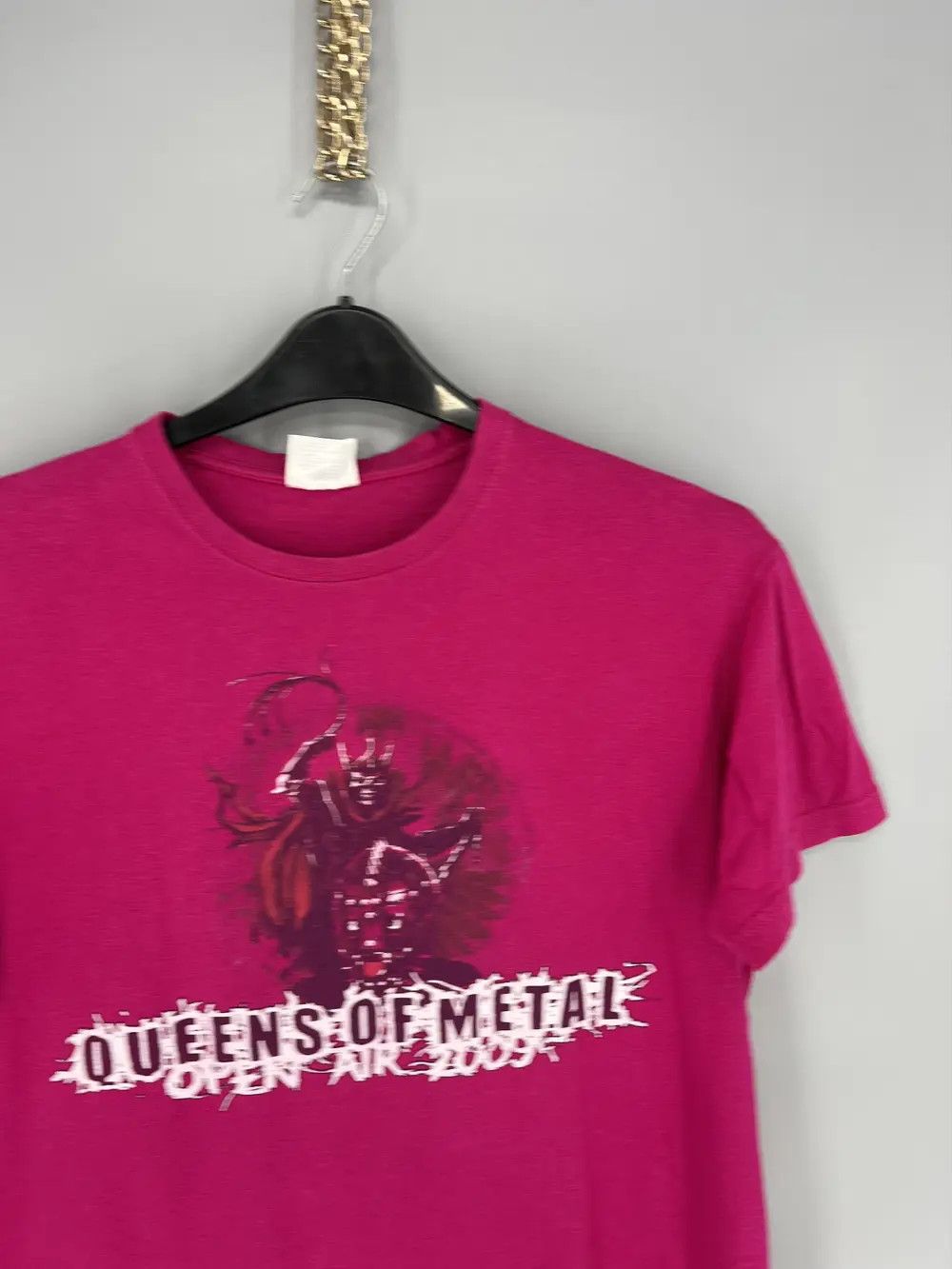 Band Tees × Vintage Vintage Y2K Queens Of Matal Open Air 2009 Band Rock Tee Size US L / EU 52-54 / 3 - 6 Thumbnail