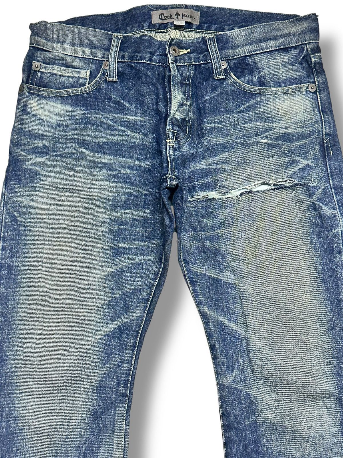 Japanese Brand 💥Cook Jeans 25th Anniversary Rare Release, Thunder💥 Size US 34 / EU 50 - 3 Thumbnail