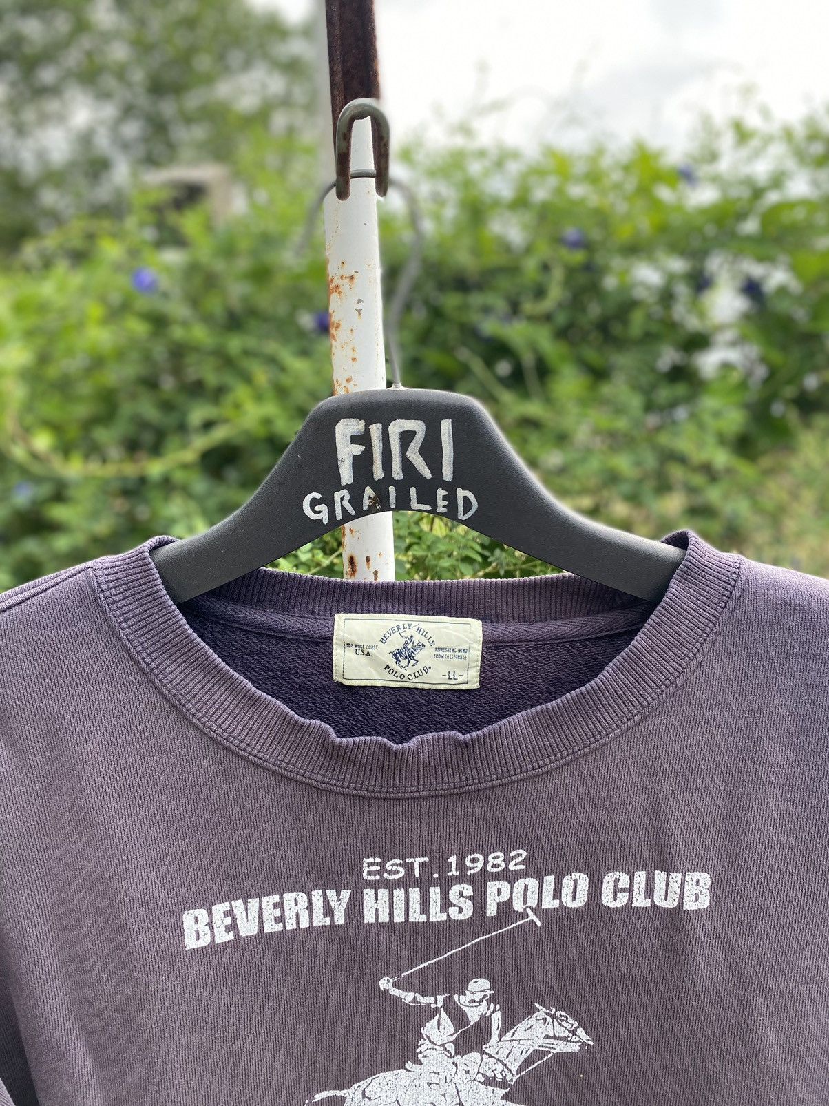 Beverly Hills Polo Club × Vintage Vintage Beverly Hills Polo Club Faded Sweater Size US XL / EU 56 / 4 - 3 Thumbnail