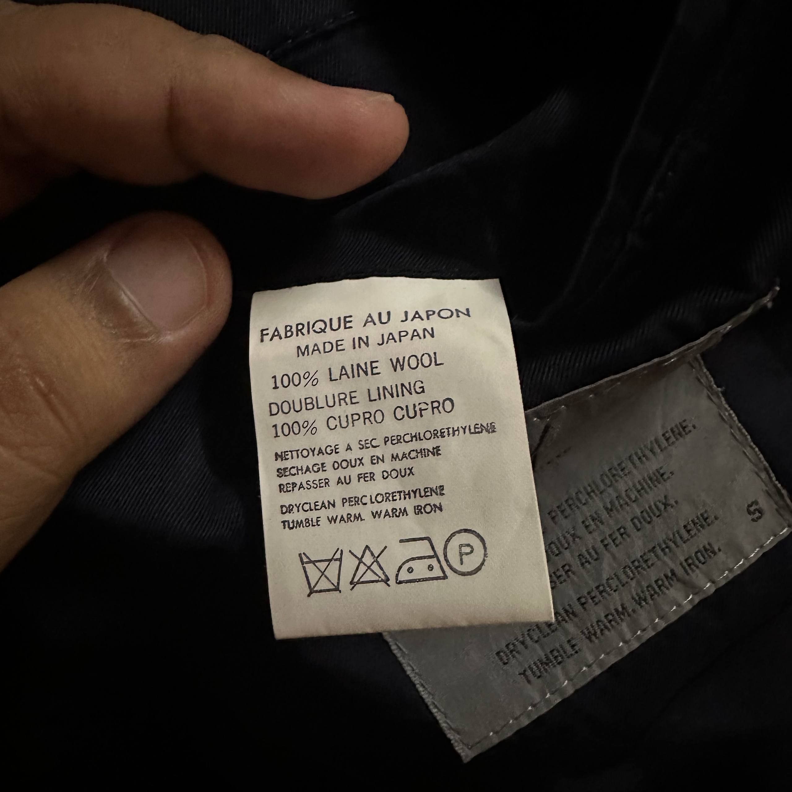 Yohji Yamamoto Vintage Yohji Yamamoto Pour Homme Double Breasted Jacket Size US L / EU 52-54 / 3 - 10 Thumbnail