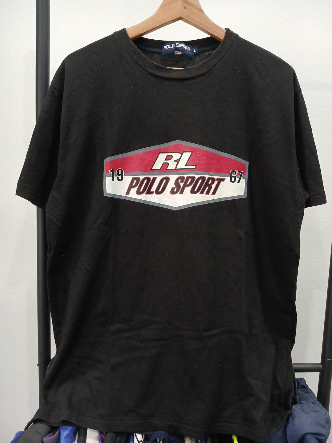 Polo Ralph Lauren Vintage Polo Ralph Lauren Polo Sport 1967 tee Size US L / EU 52-54 / 3 - 1 Thumbnail