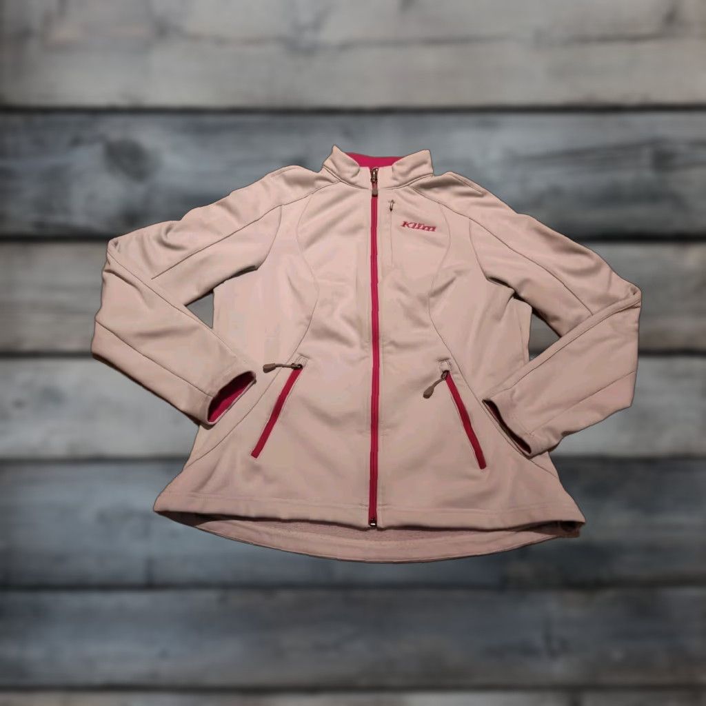 Whistles KLIM Whistler Jacket #4123 Women’s Size L Wind Stopper Full Zip Soft Shell Windbreaker Water Resistant PTFE Membrane Multicolor Polyester Logo Logo? Size L / US 10 / IT 46 - 1 Thumbnail