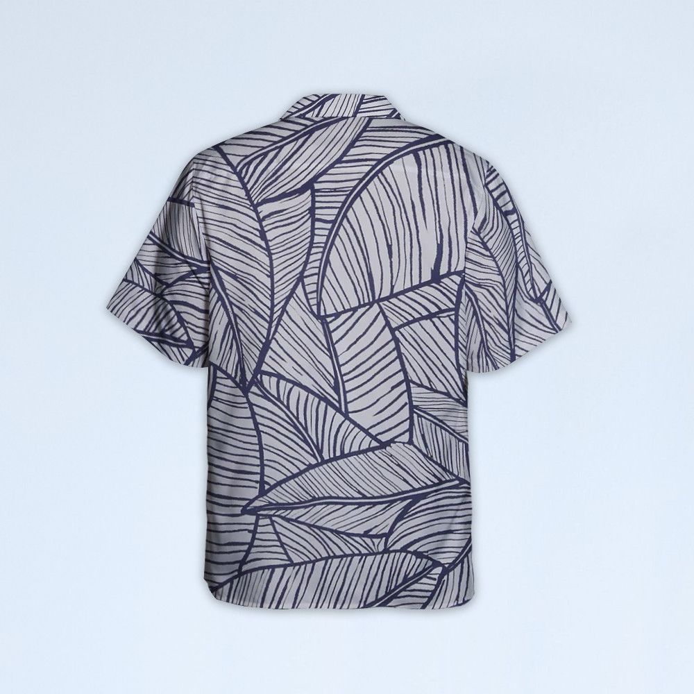 Designer Leaf-Print Short Sleeve Shirt | Botanical Pattern Shirt Size US M / EU 48-50 / 2 - 3 Thumbnail