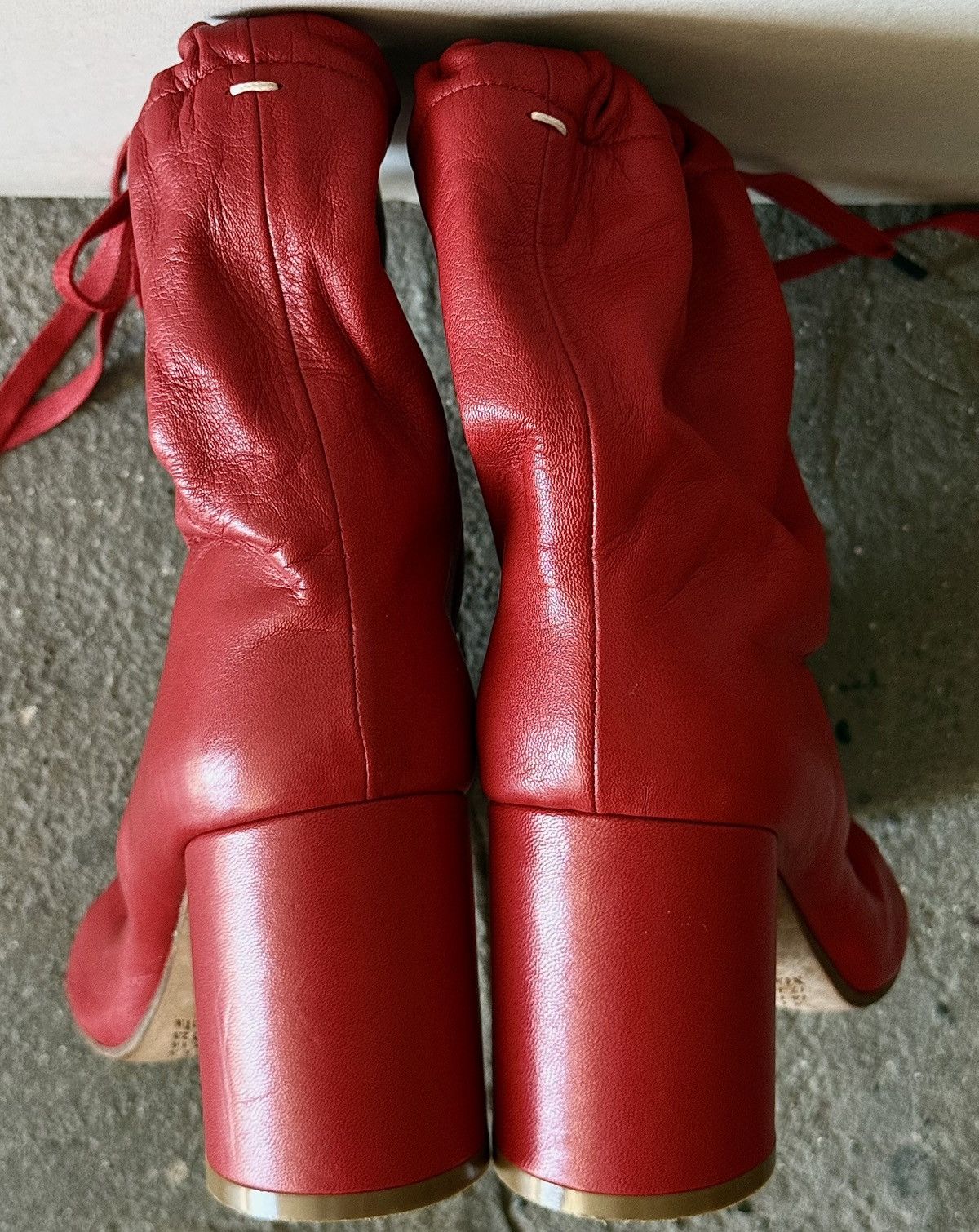 Maison Margiela Maison Margiela - SS2017 - Drawstring Balloon Tabi Boots Size US 6 / IT 36 - 14 Thumbnail