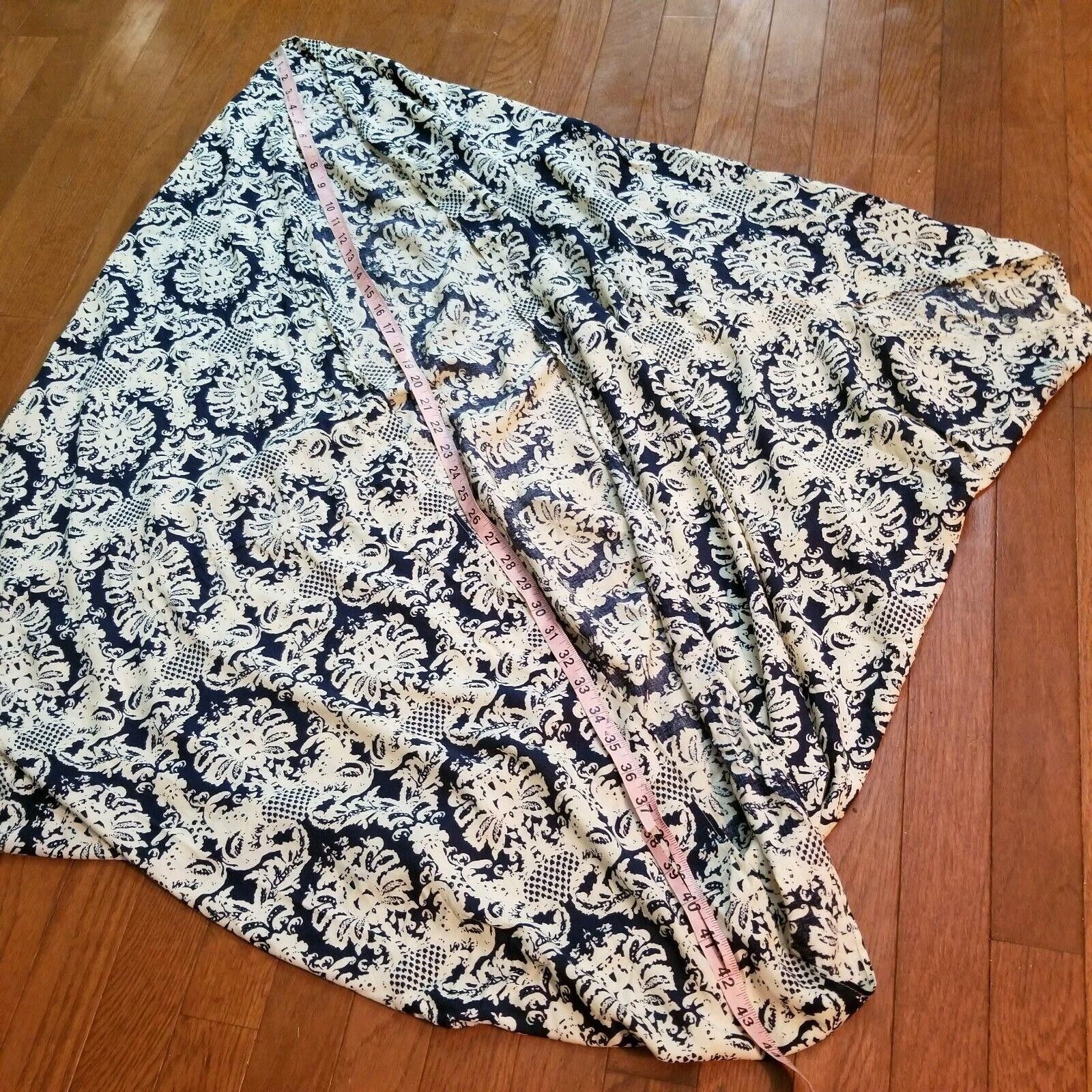 Designer Unbranded Womens Shawl Blue And Tan One Size open front Size ONE SIZE - 4 Thumbnail